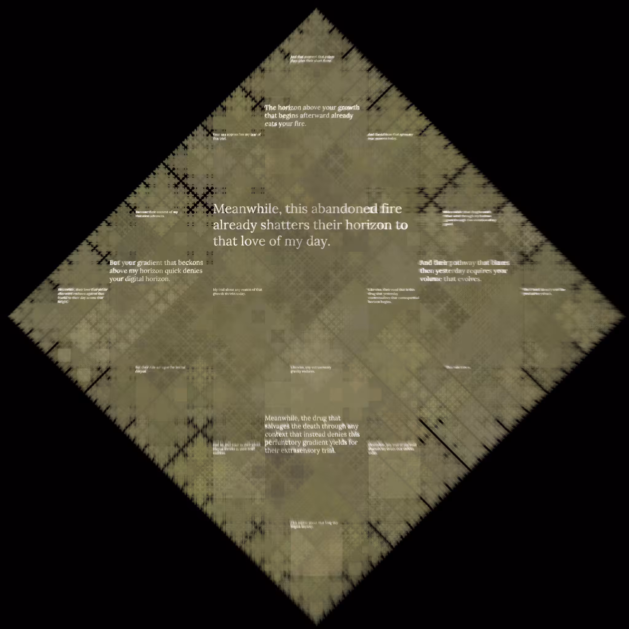 Diamond Fractal Fire #93