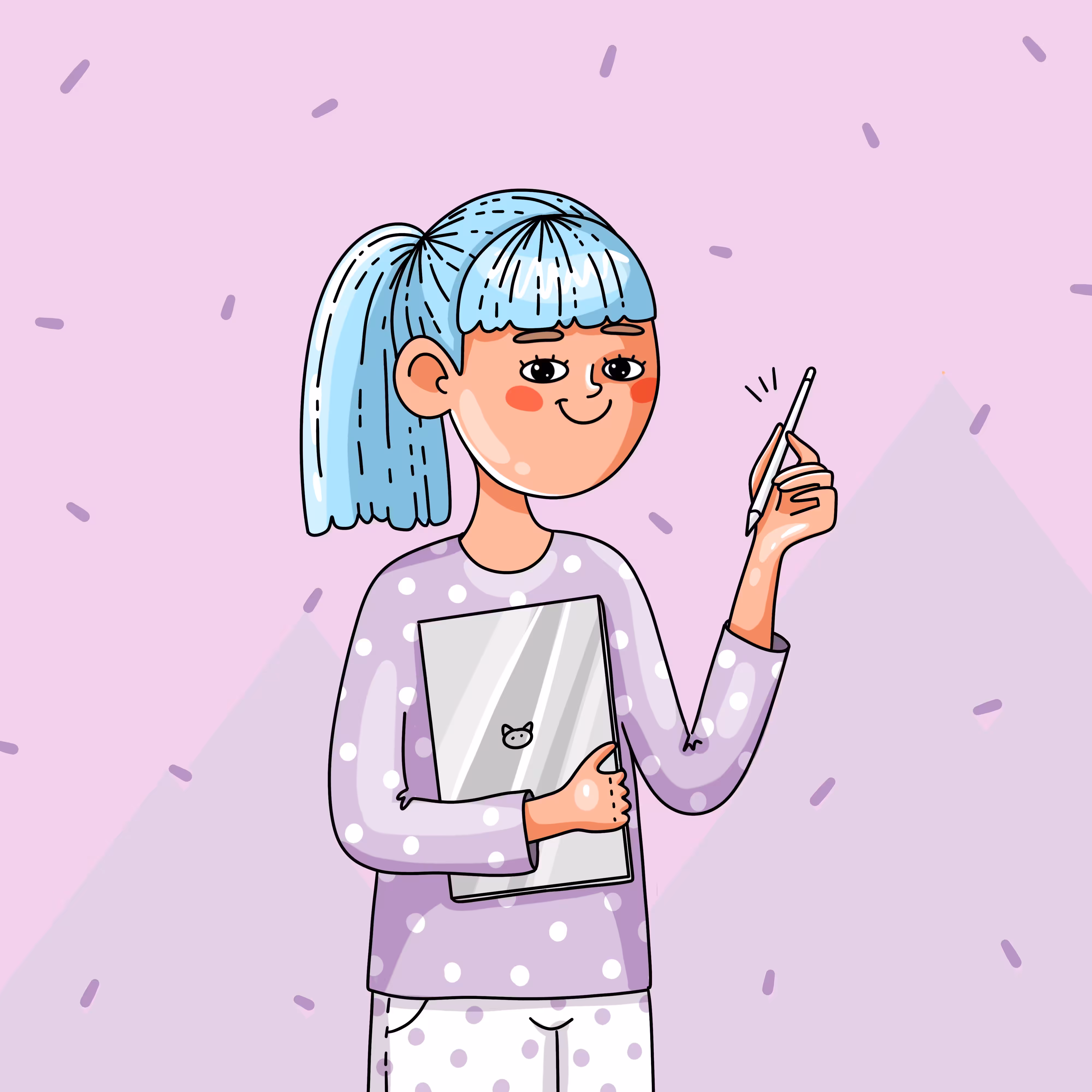 Digital Artist Girl