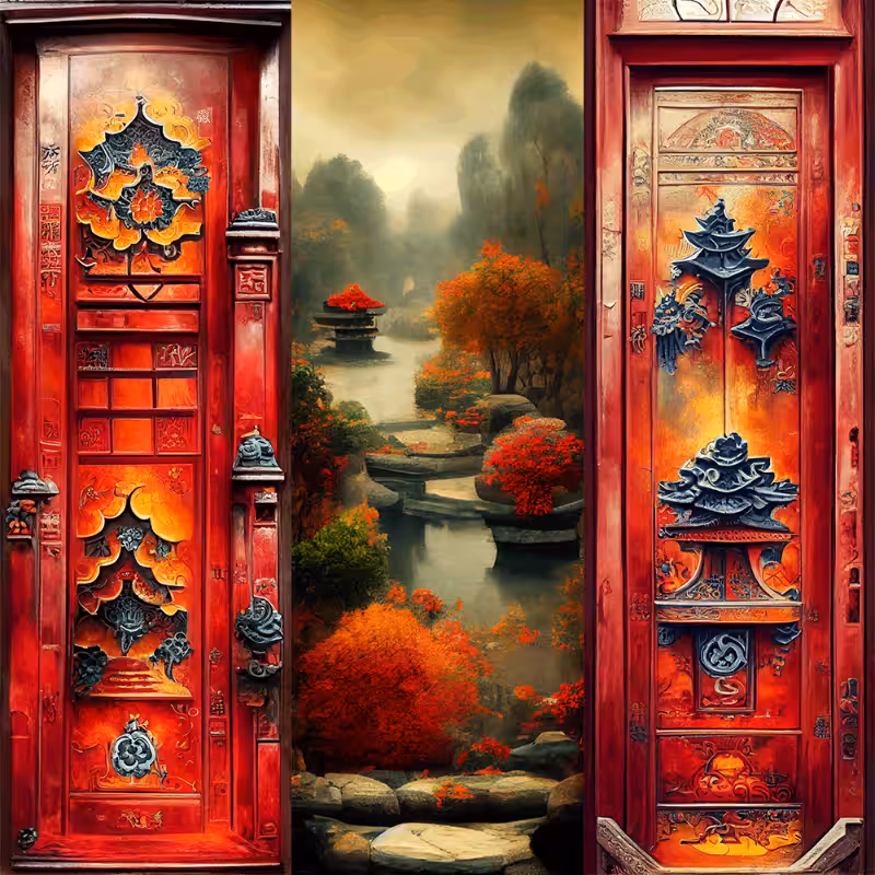 AI Chinese Garden #6
