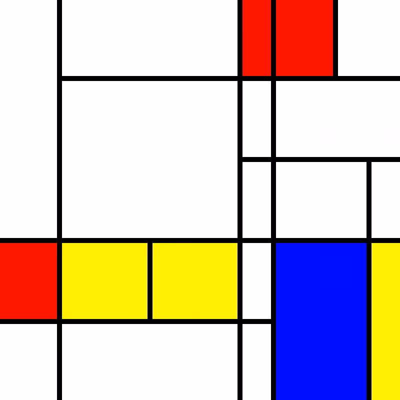 compositioninredblueandyellow.art, (NFT) #95