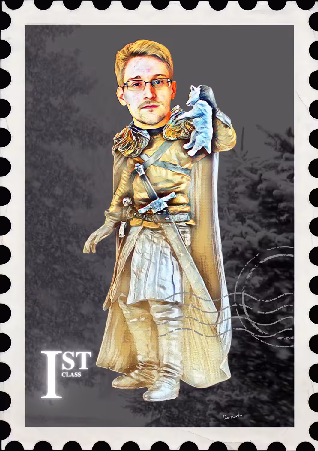 GAME OF LIVES STAMP SERIES - YOU KNOW NOTHING JON SNOWDEN