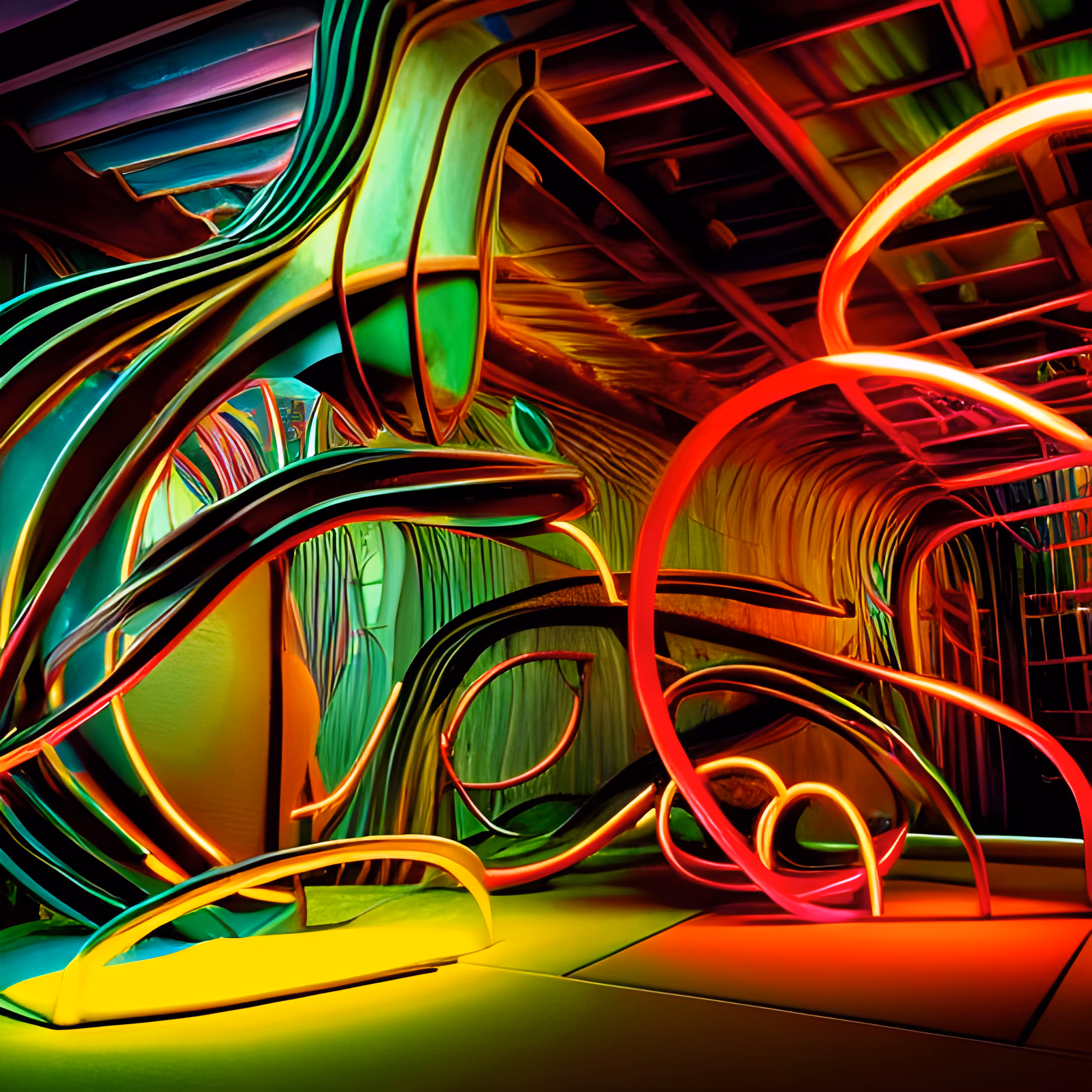 Indoor Neon Installation