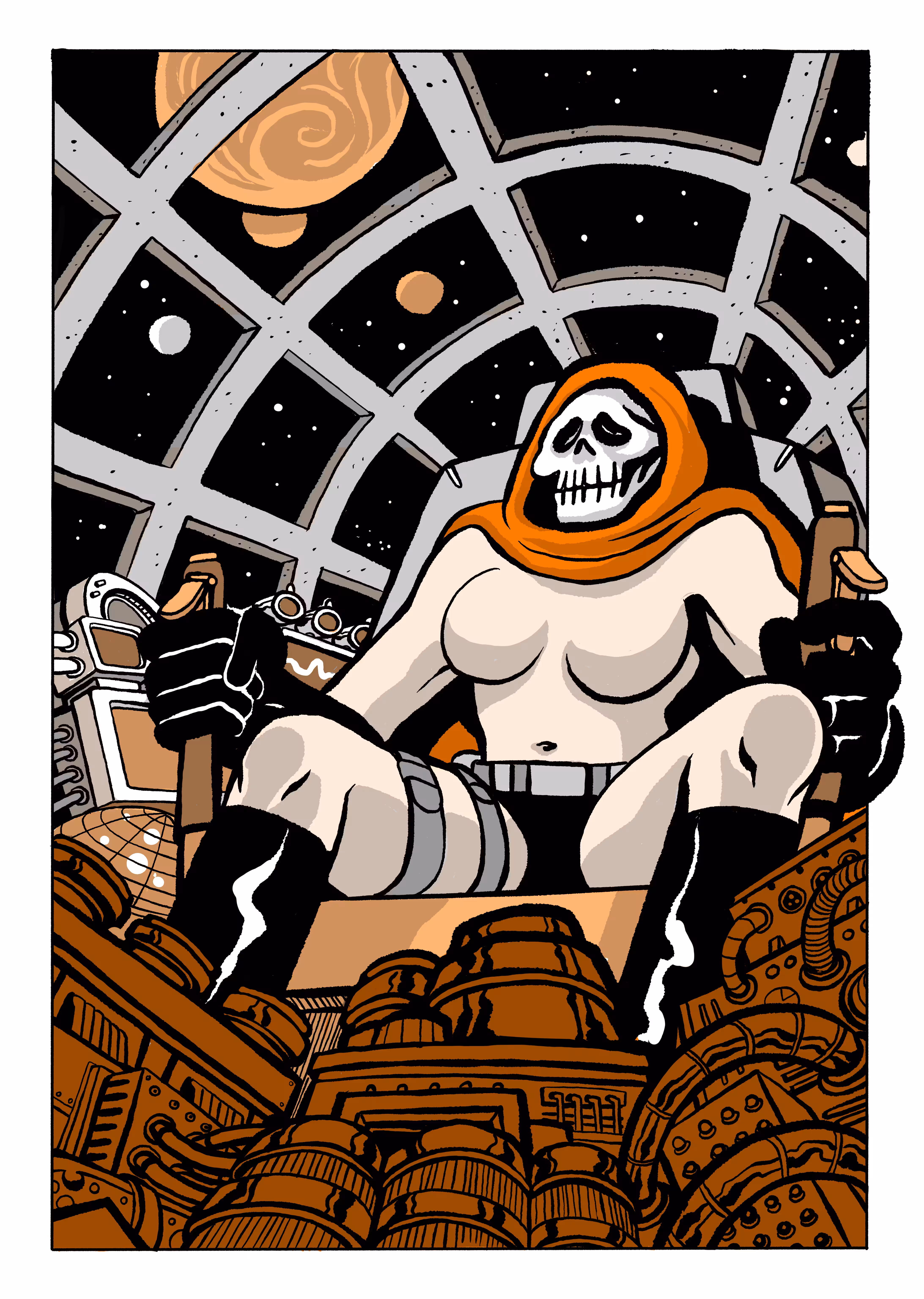 Captain Death - Original page 1 - Alone in Space