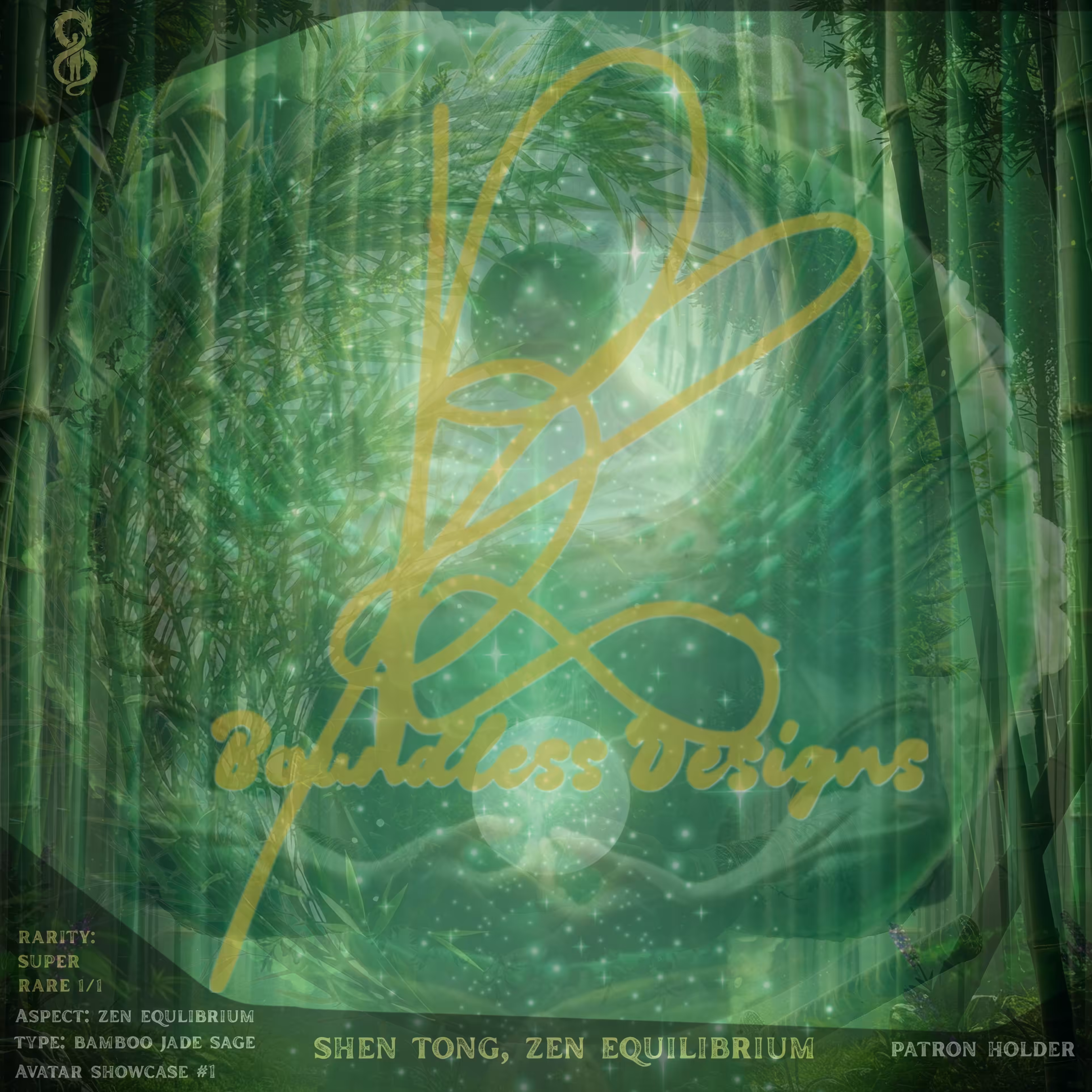 SHEN TONG, ZEN EQUILIBRIUM SIGNED AVATAR SHOWCASE (WITH UNLOCKABLE CONTENT NO SIGNATURE VARIANT)