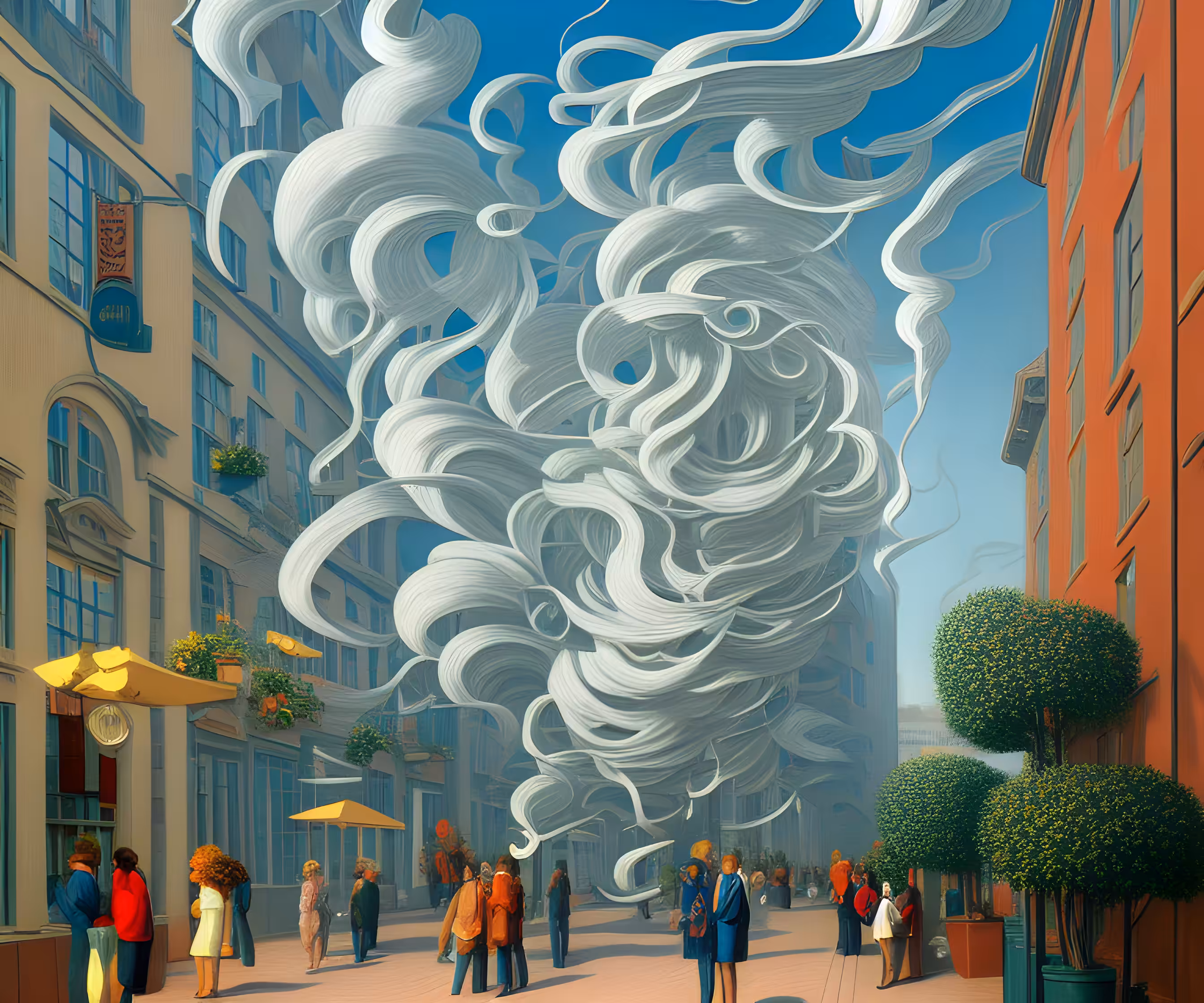 Polluted City