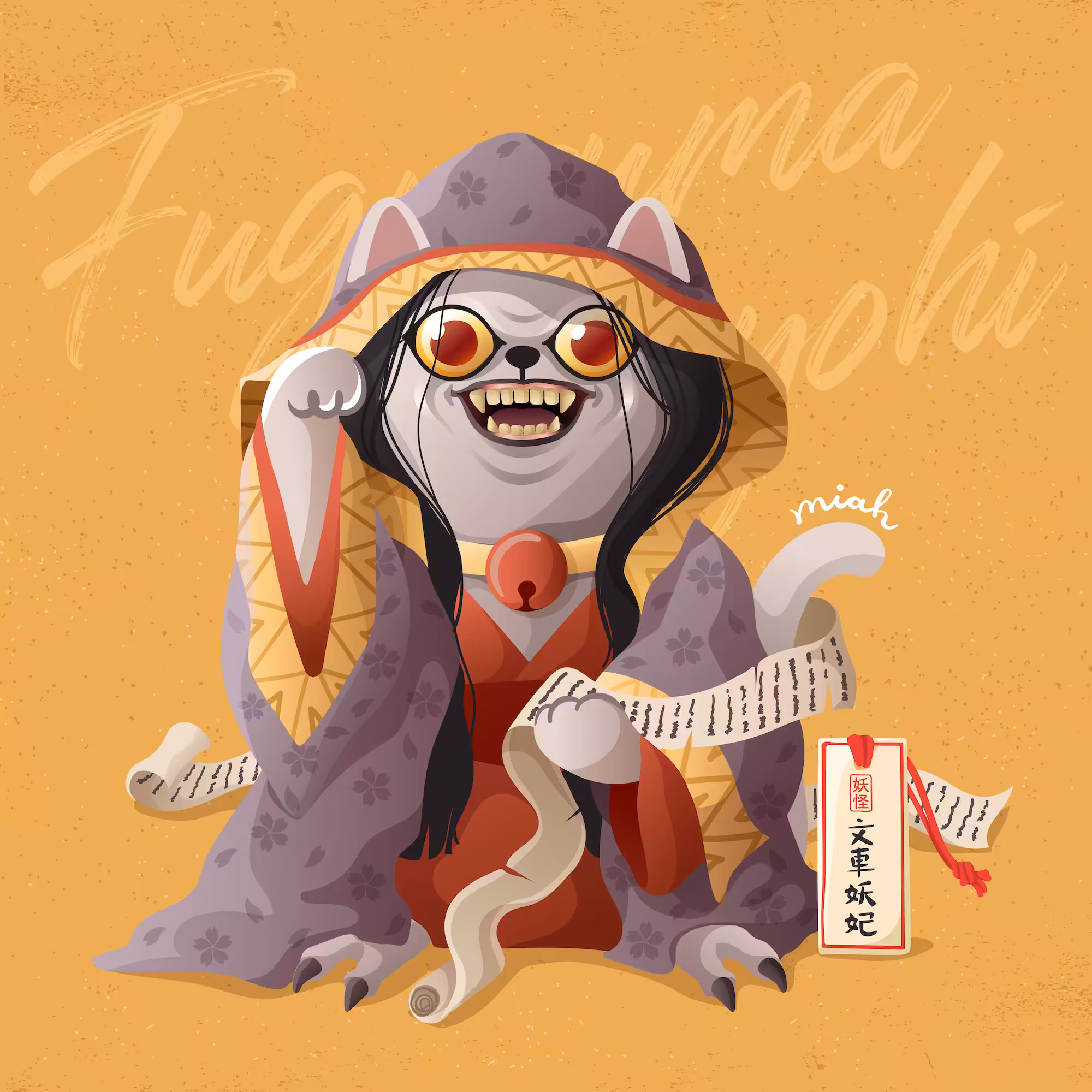 Manekineko x Yokai : Meow Fuguruma yōhi