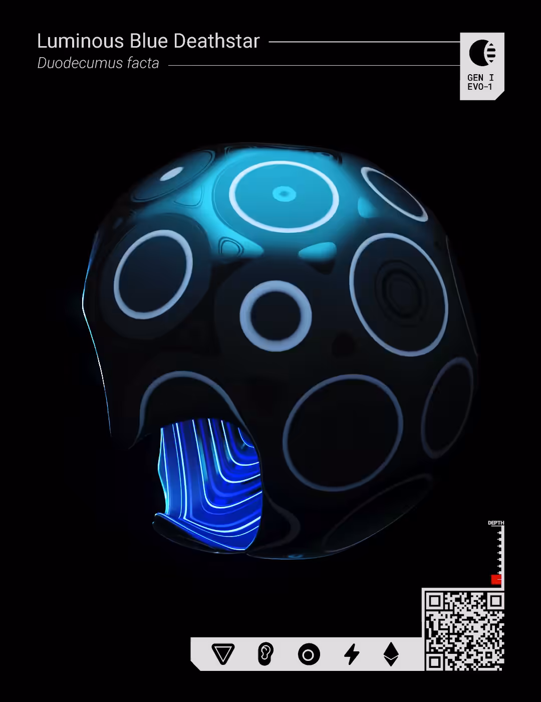 Luminous Blue Deathstar