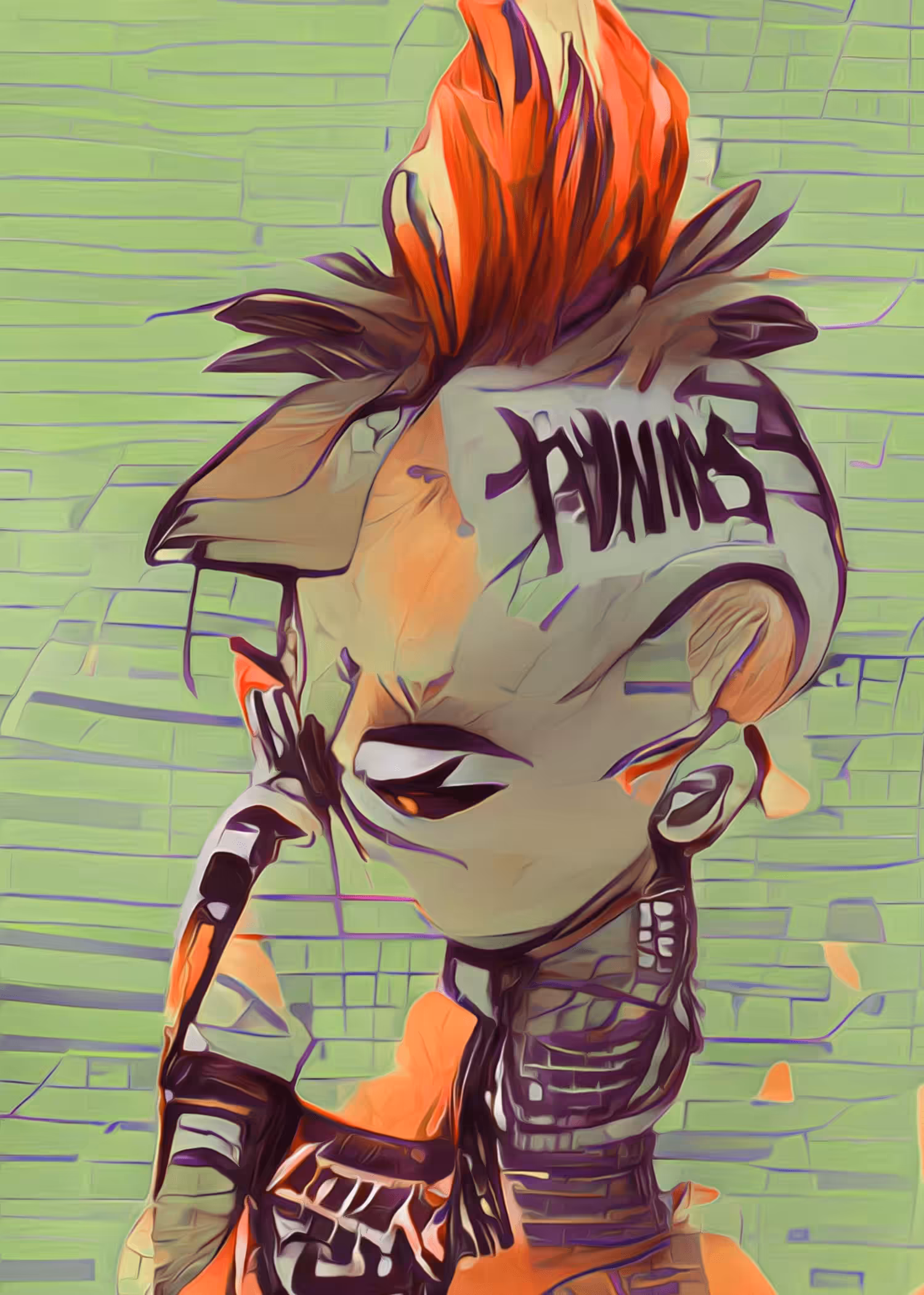 Scribbled Punk #14