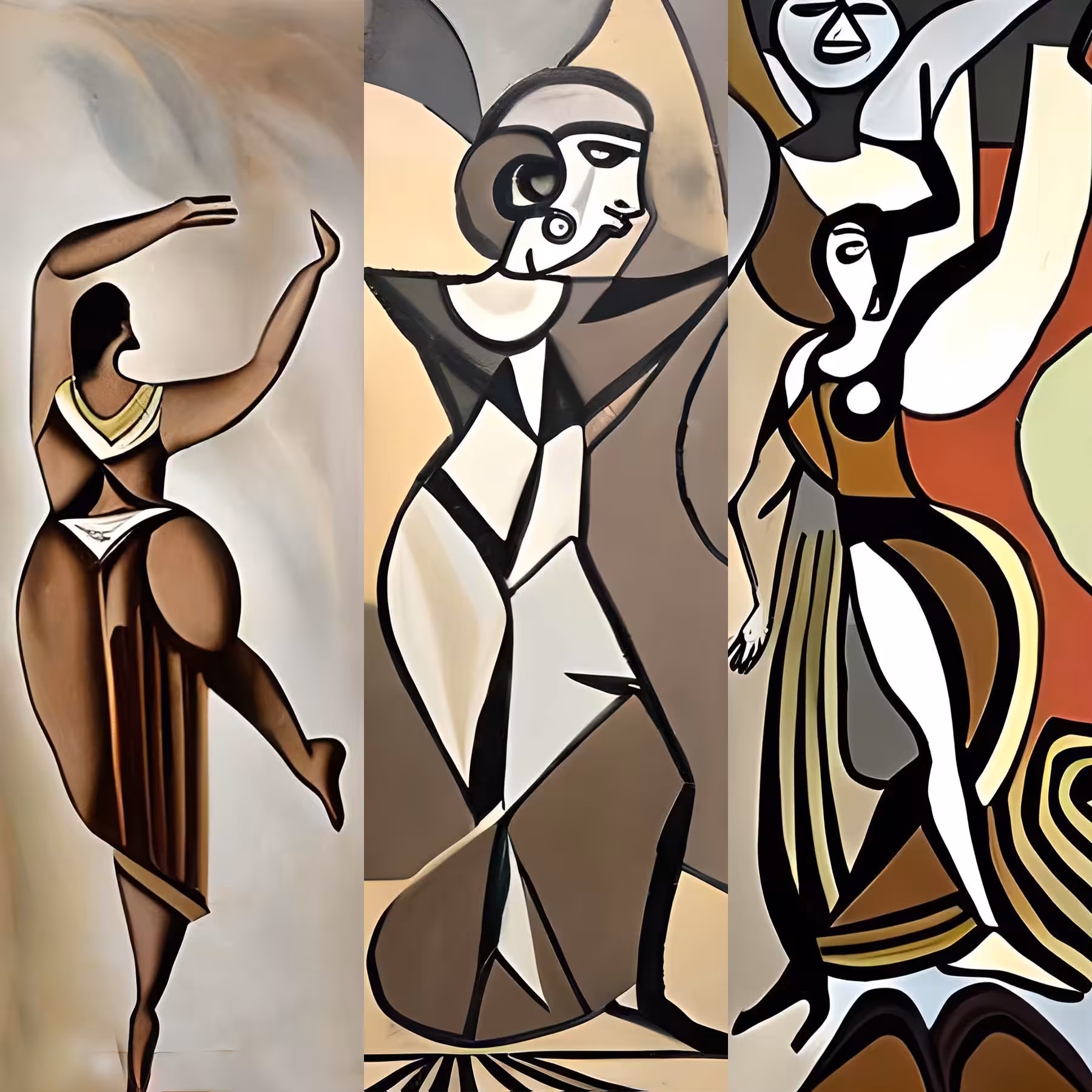 Cubism Dancers #2