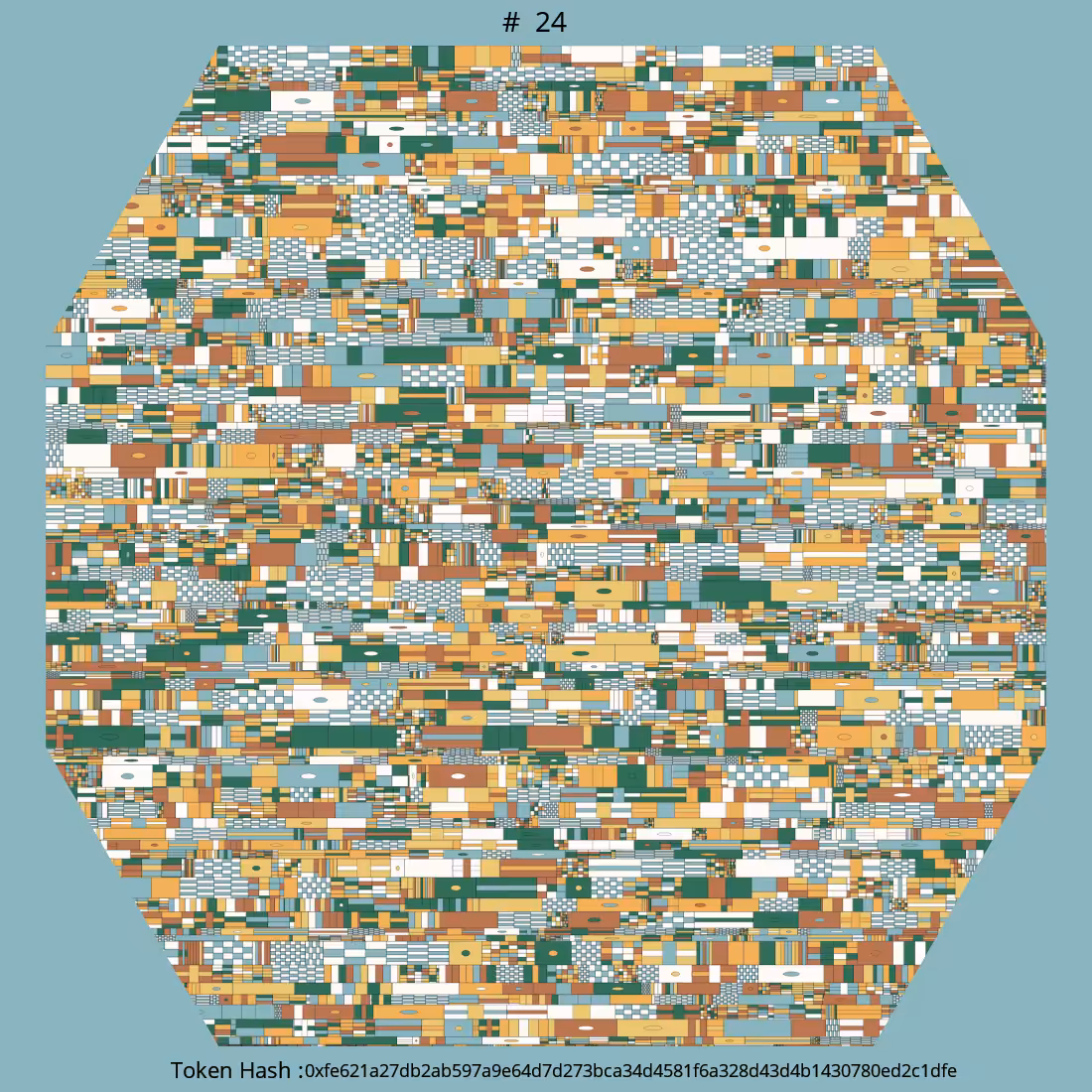 Abstracte Raster:The last piece #24