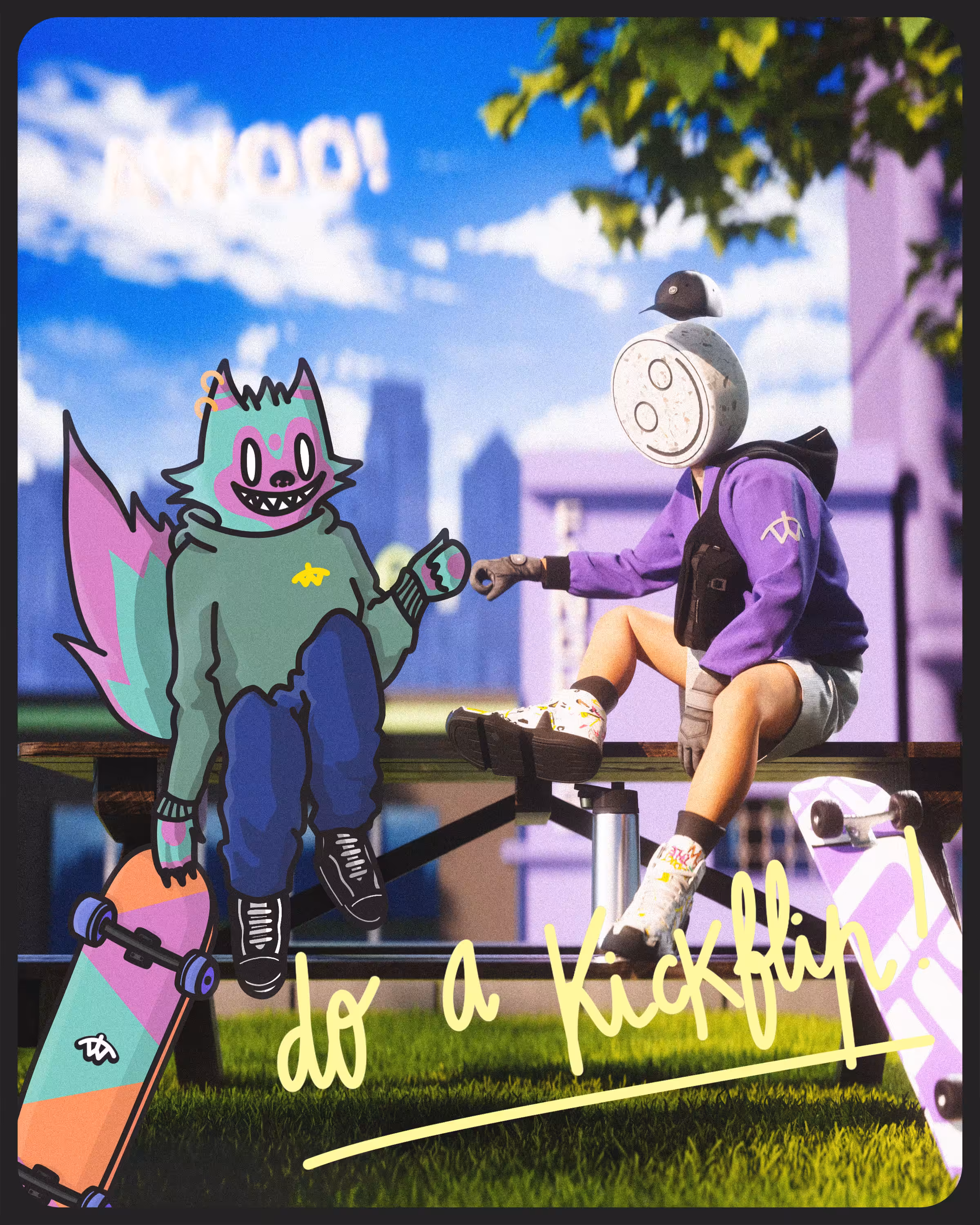 Do a Kickflip