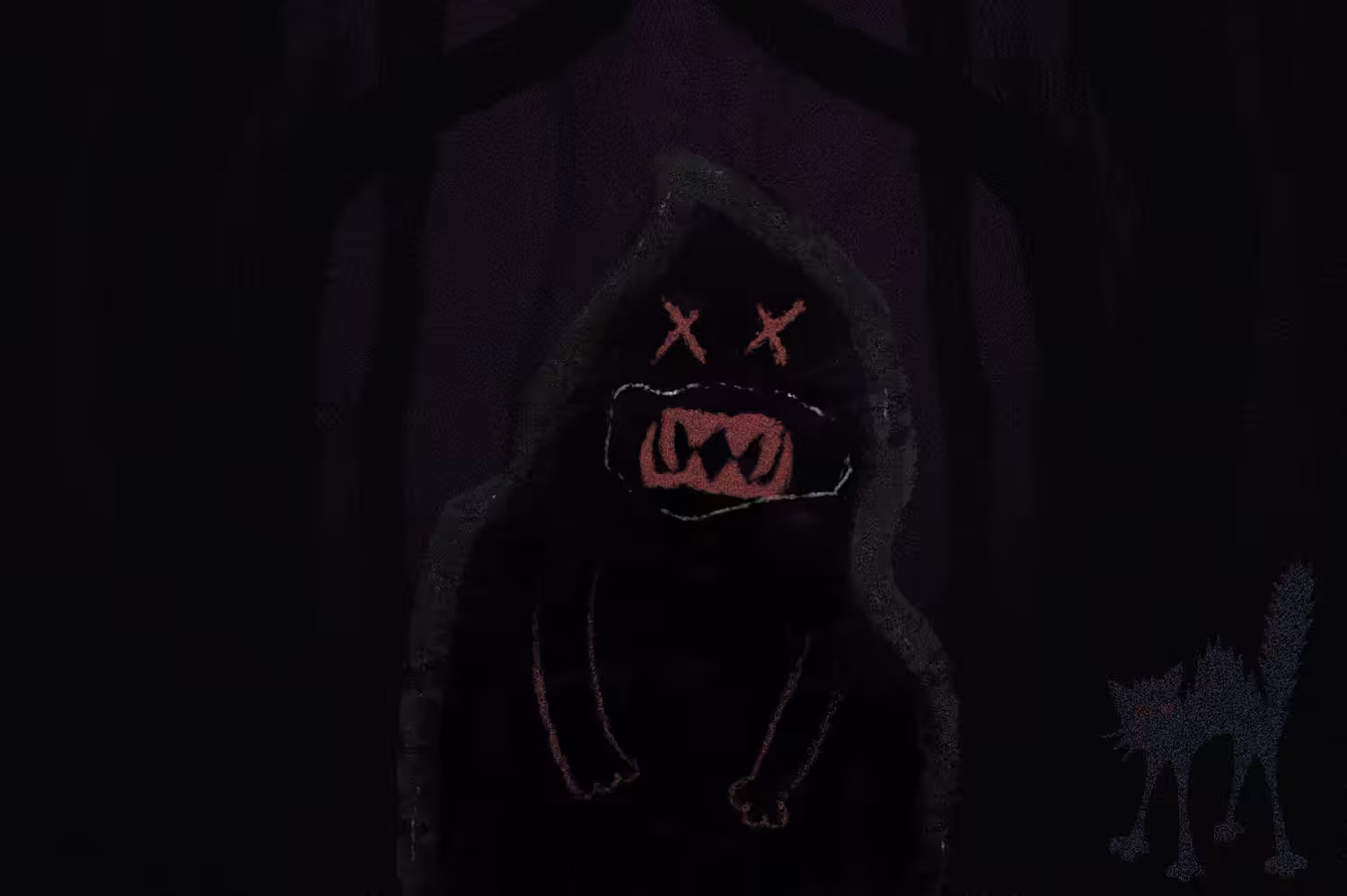 Weirdo finds cat