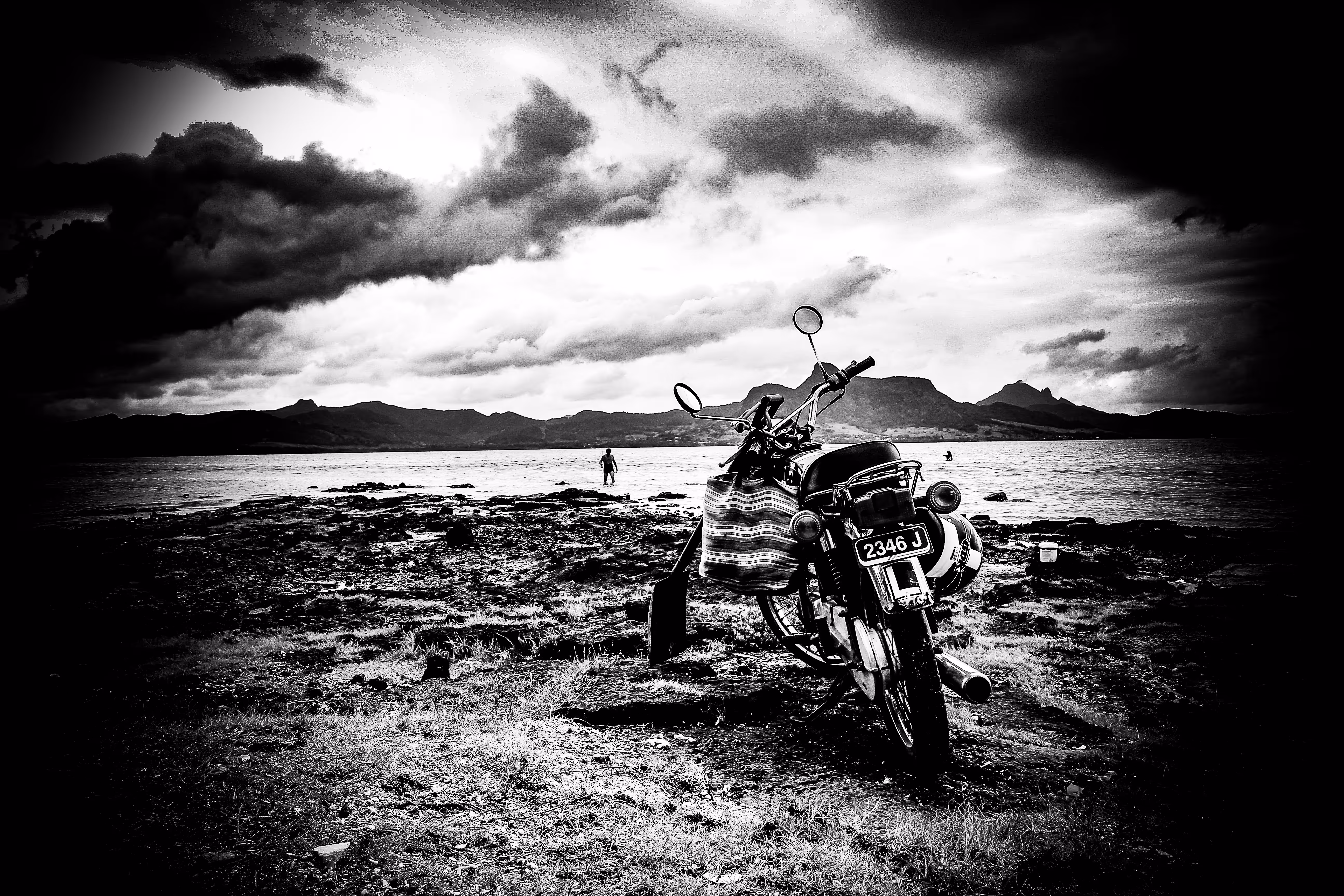 The fisherman's motorbike