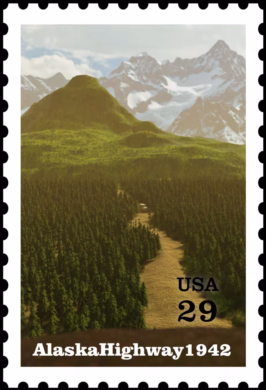 ALASKA HIGHWAY 1942