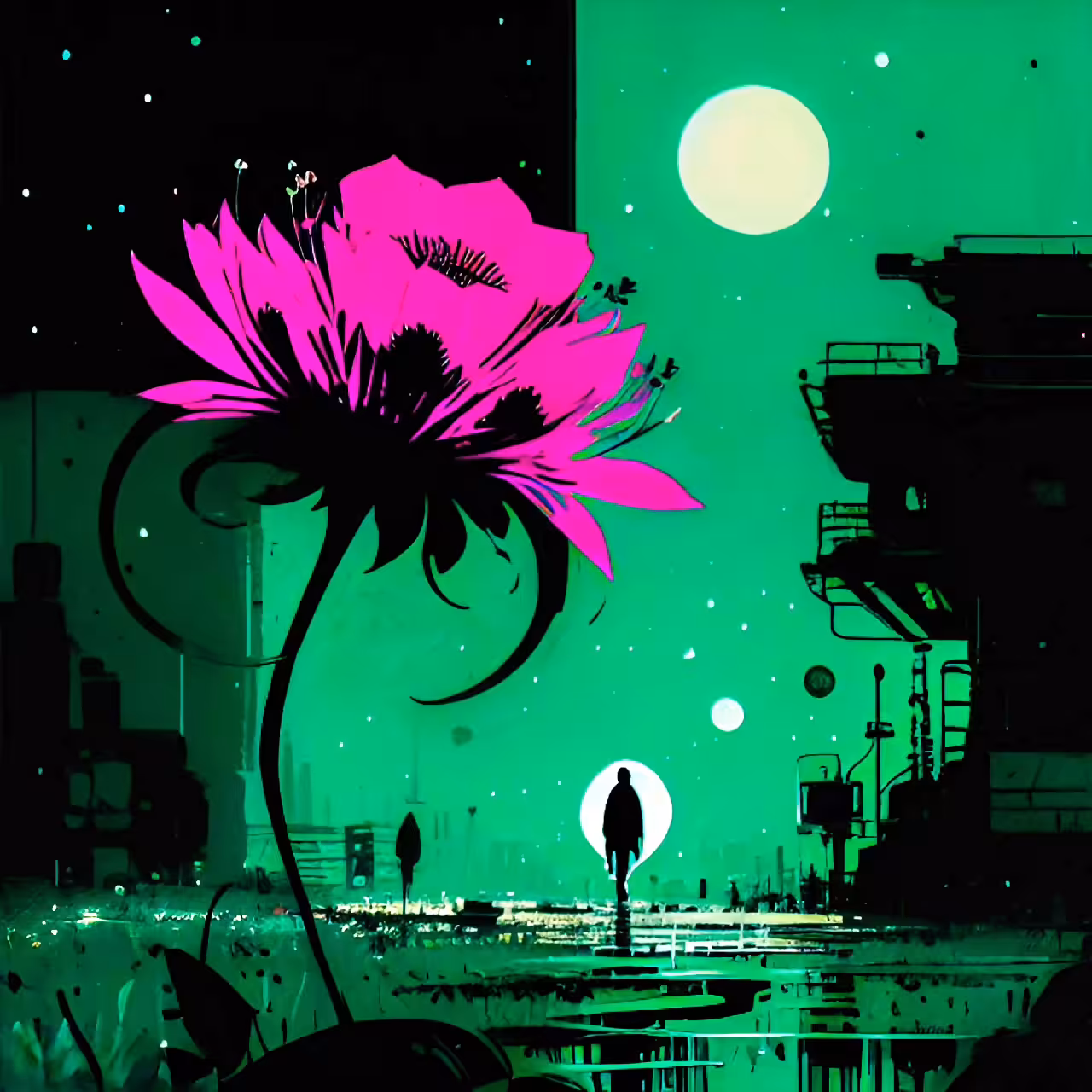 FLOWER IN THE NIGHT