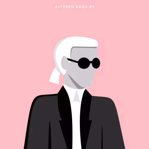 ALTERED EGOS #5 - Karl Lagerfeld