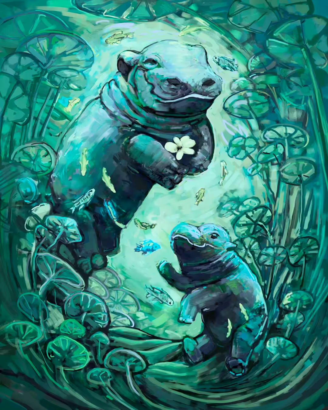 Happy Hippo Time