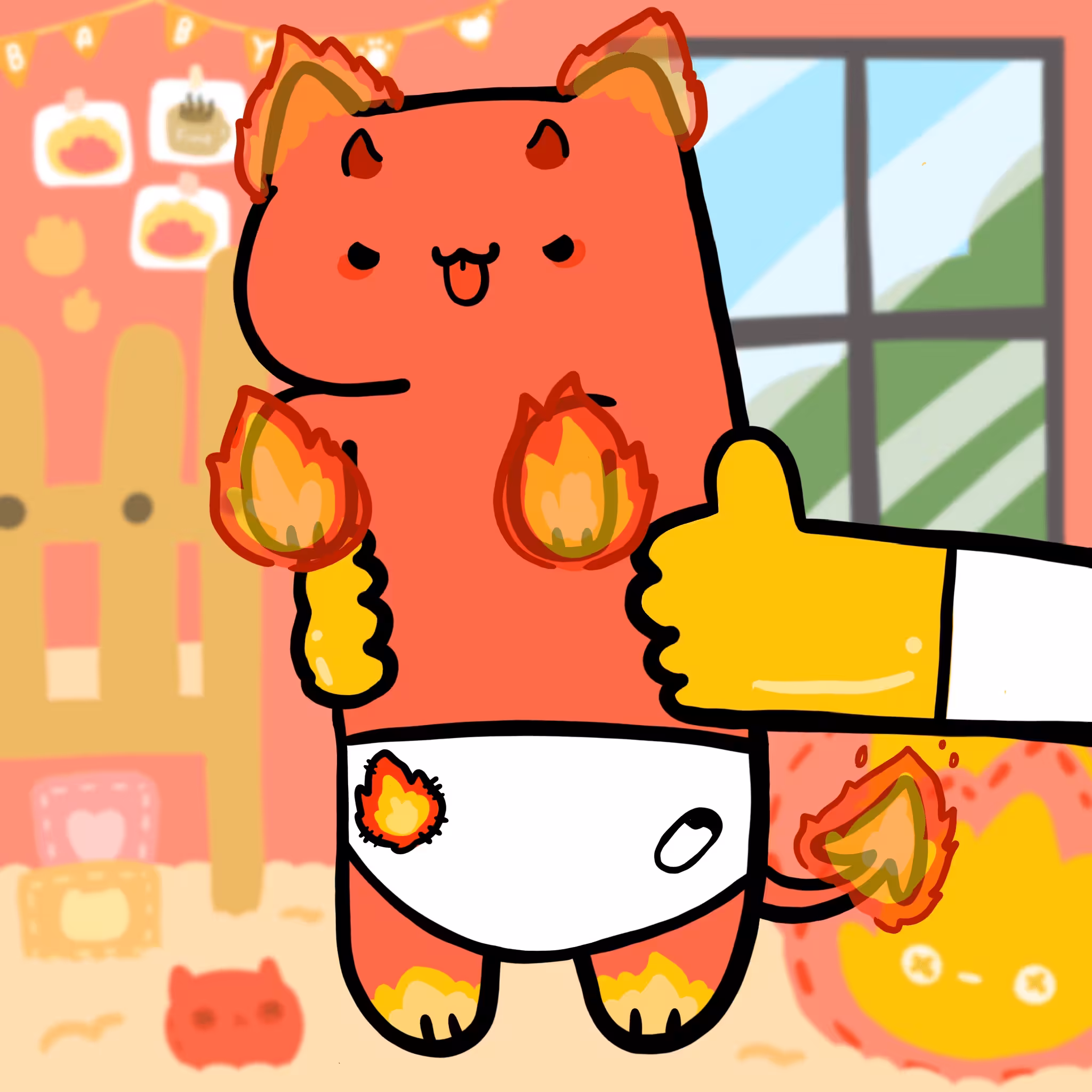 Baby long long cat #6