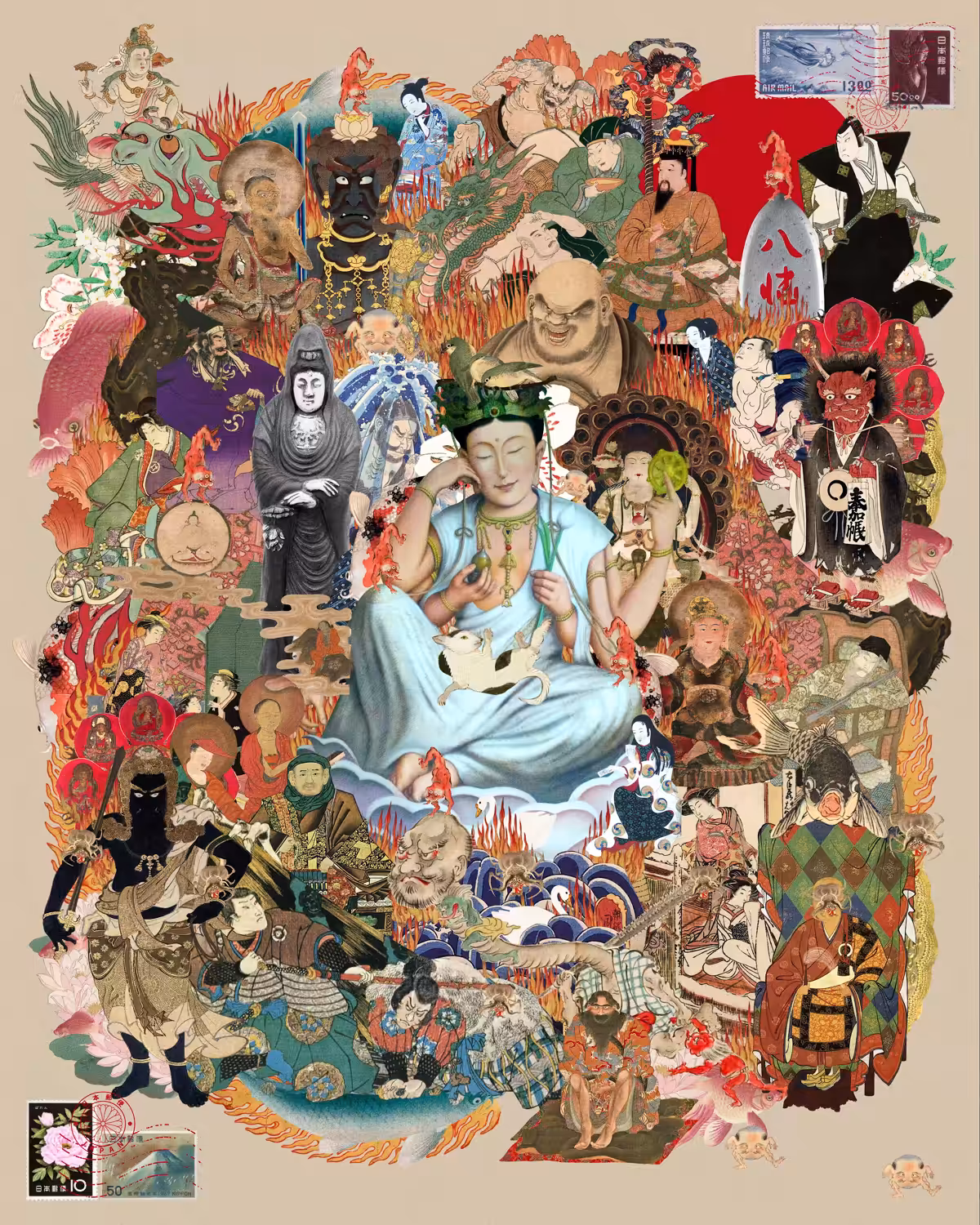 A Scroll About Buddhist Deities