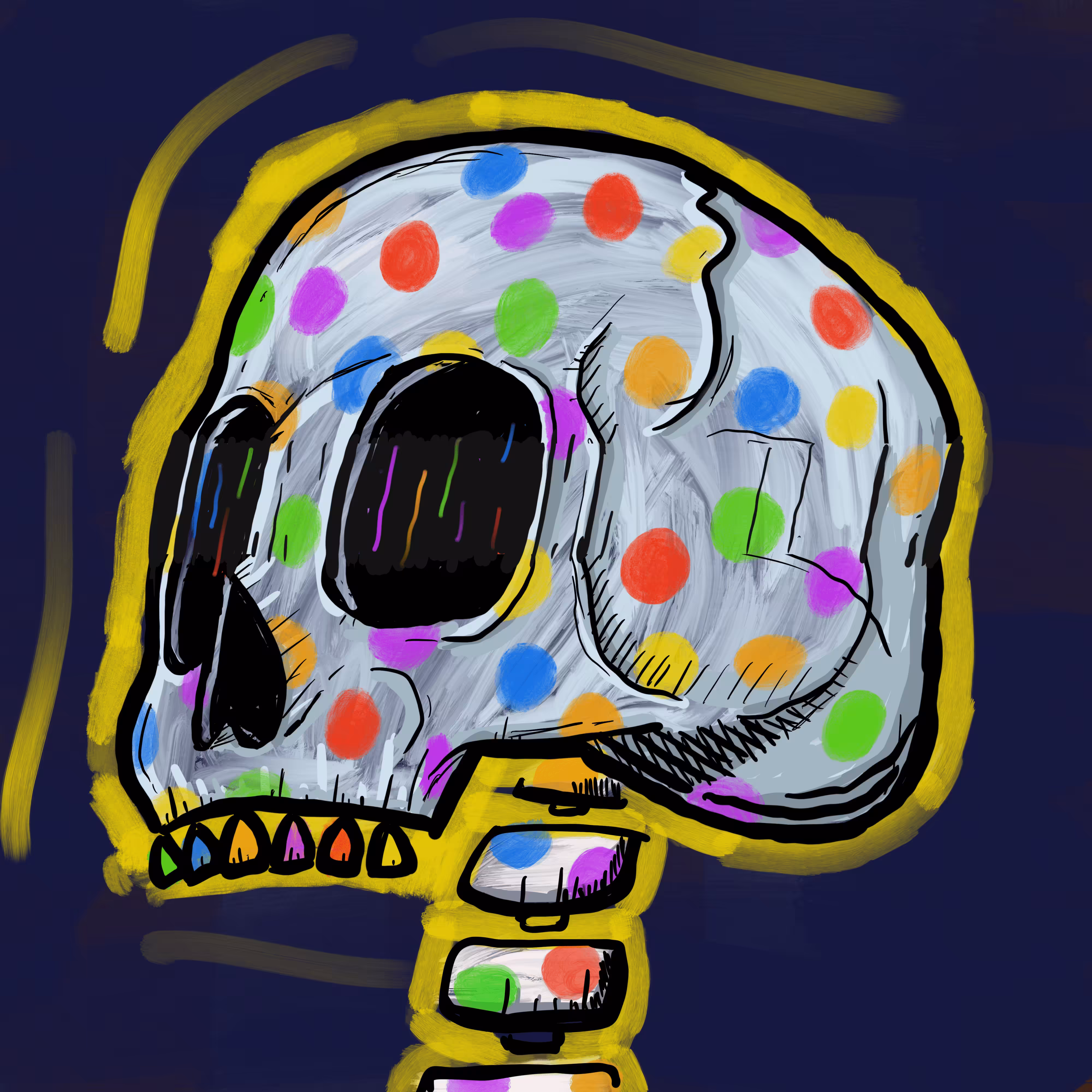 Almost Fancy Skull #4