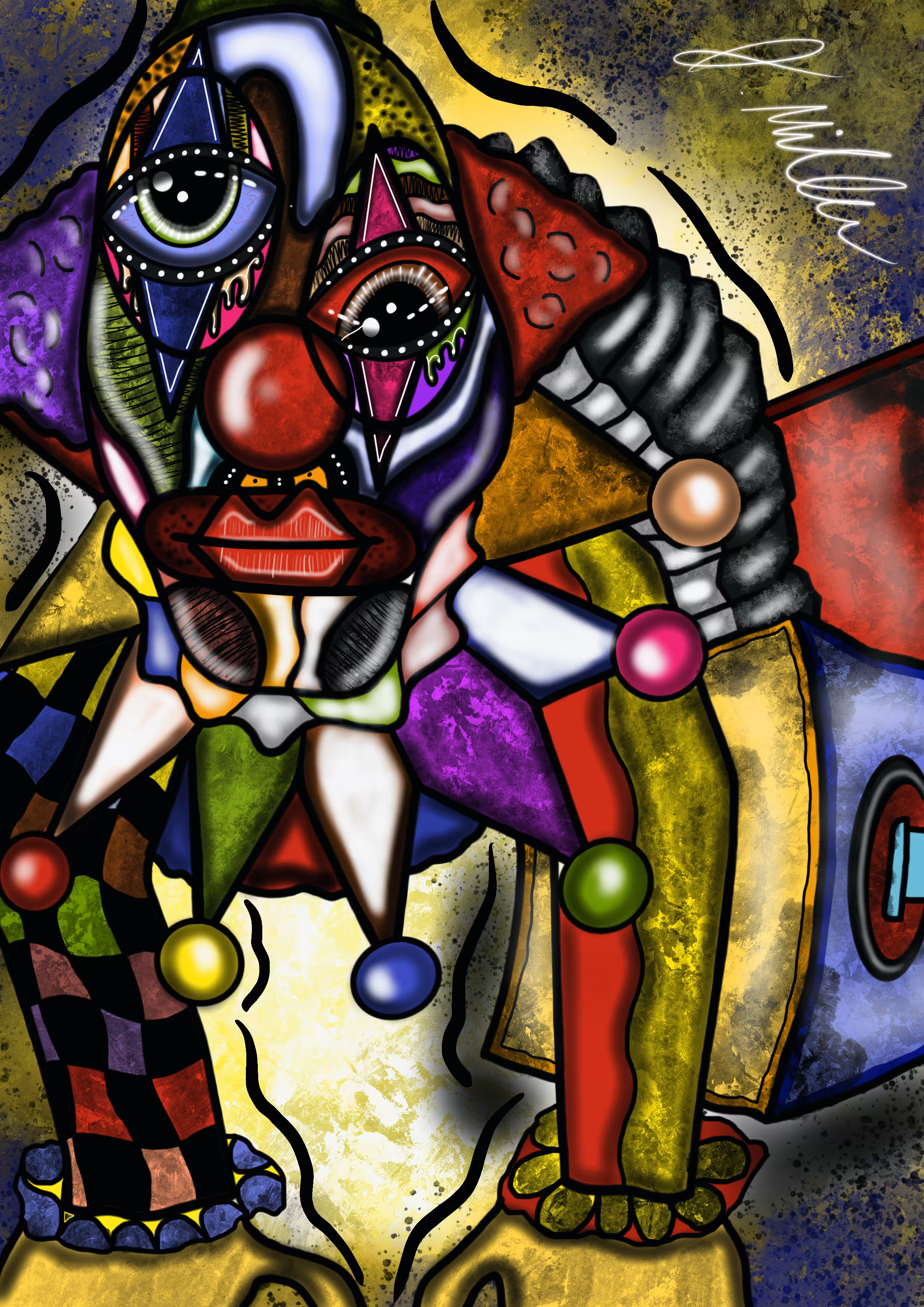 Clown in a box