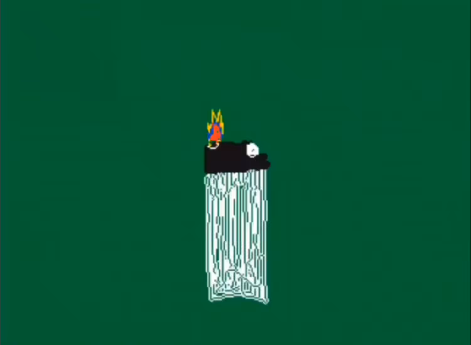 Light the lighter.
