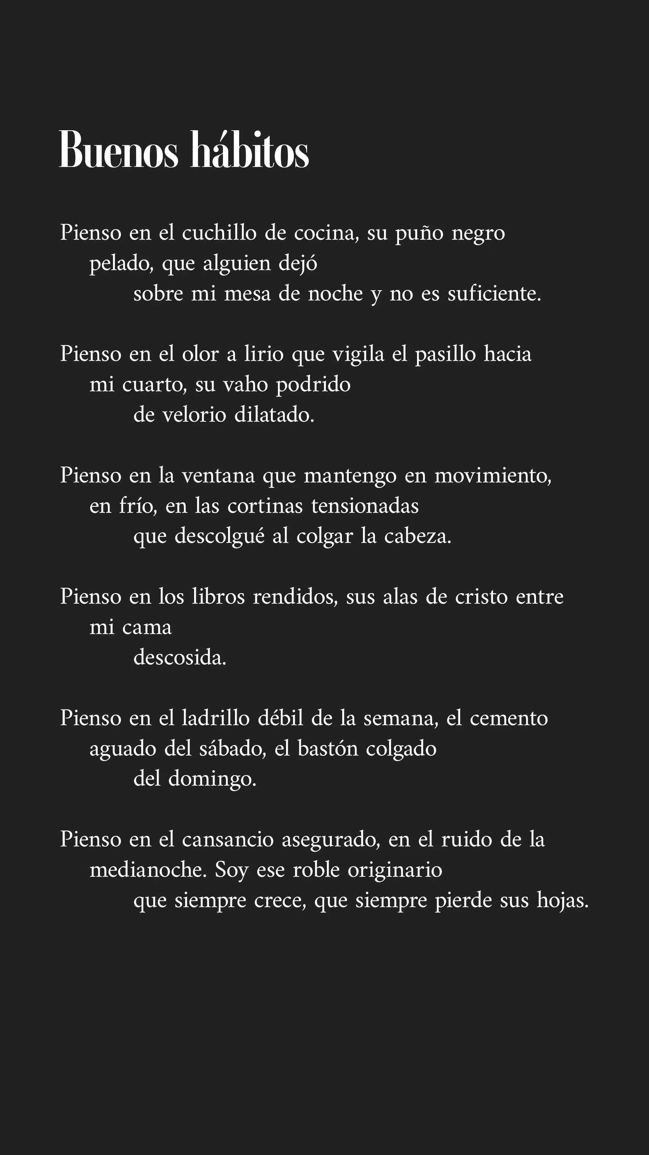 Buenos hábitos