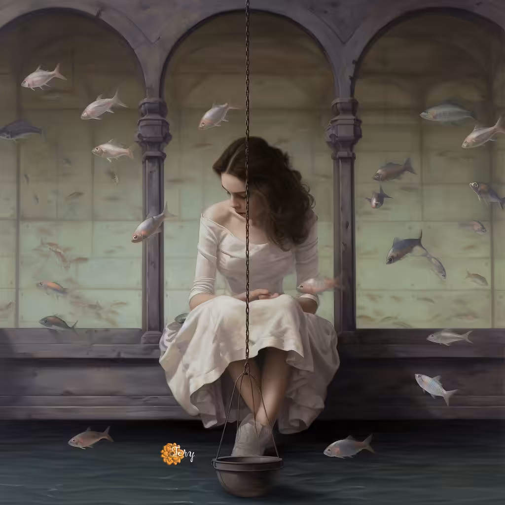 Girl Underwater: Banned Fish