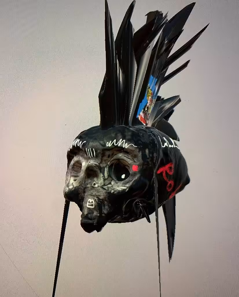 RoboPunk fish skull #1