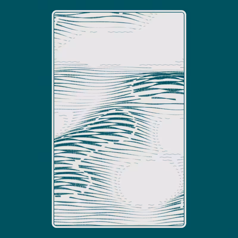 Topographic Playing Card #92