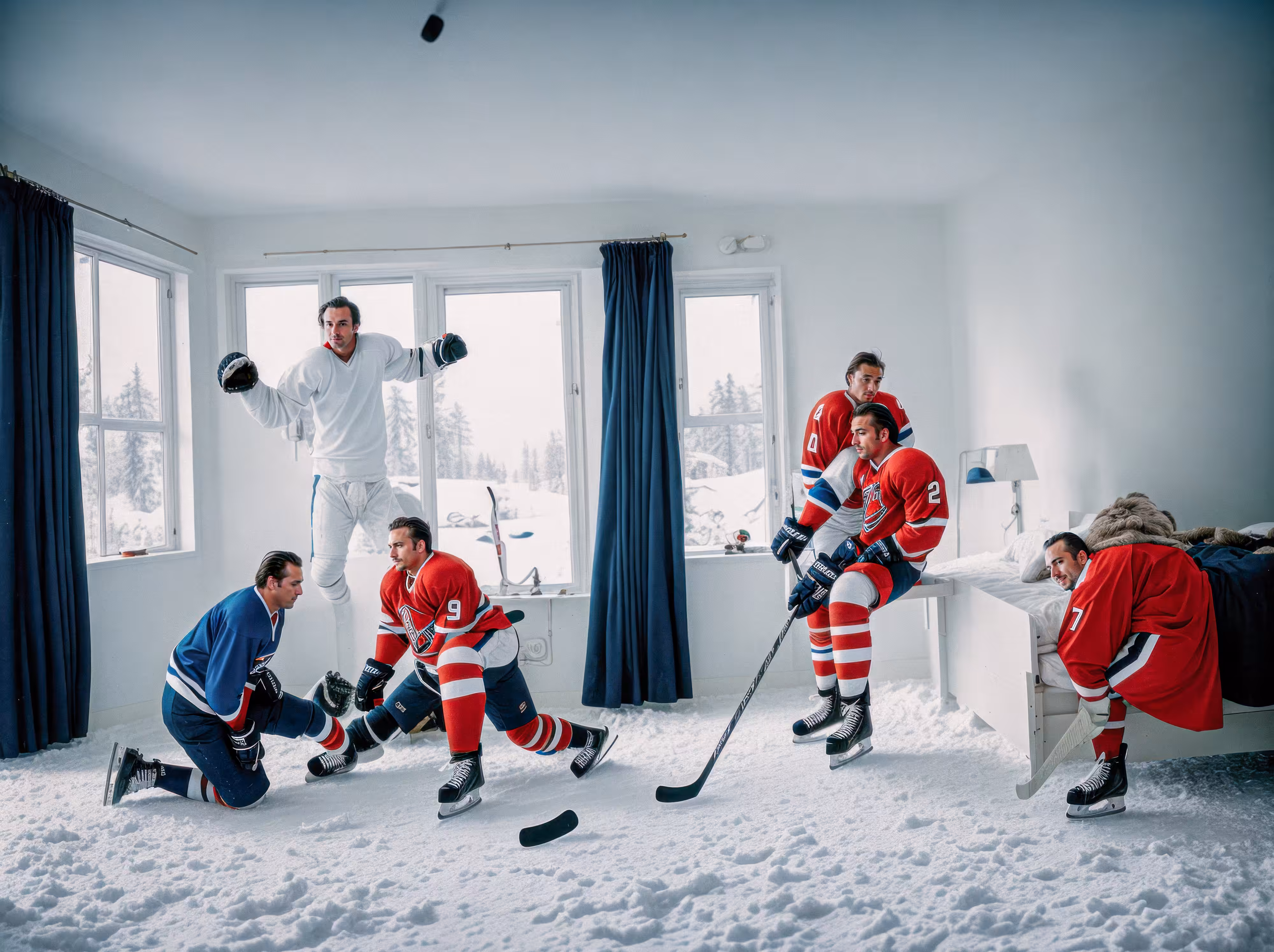 Snowy Day Stickhandling
