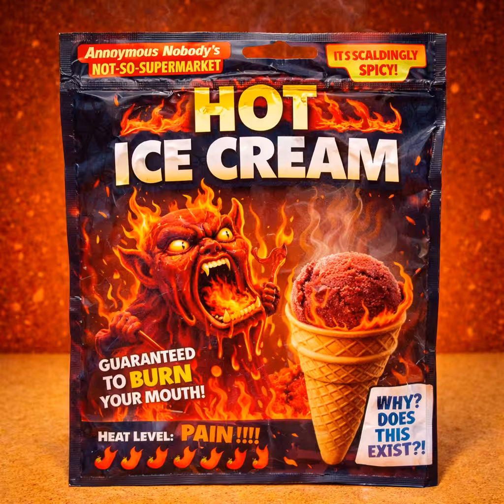Anonymous Nobody’s Not-So-Supermarket: Hot Ice Cream