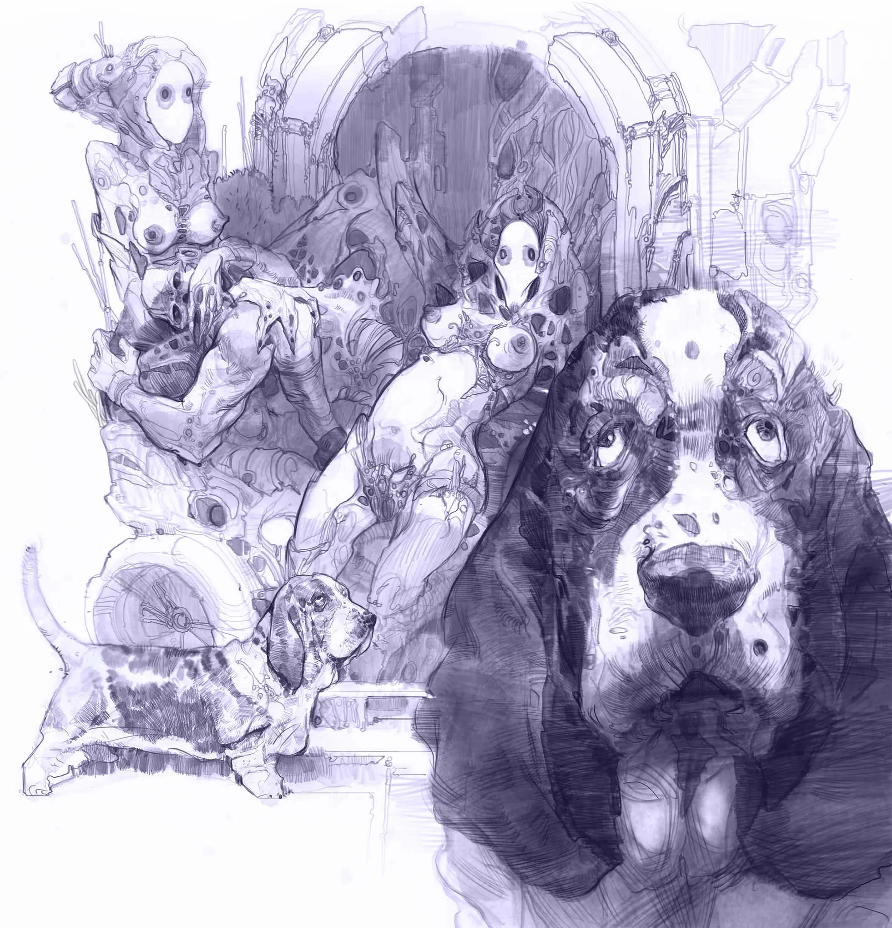 Lovers & basset hounds !
