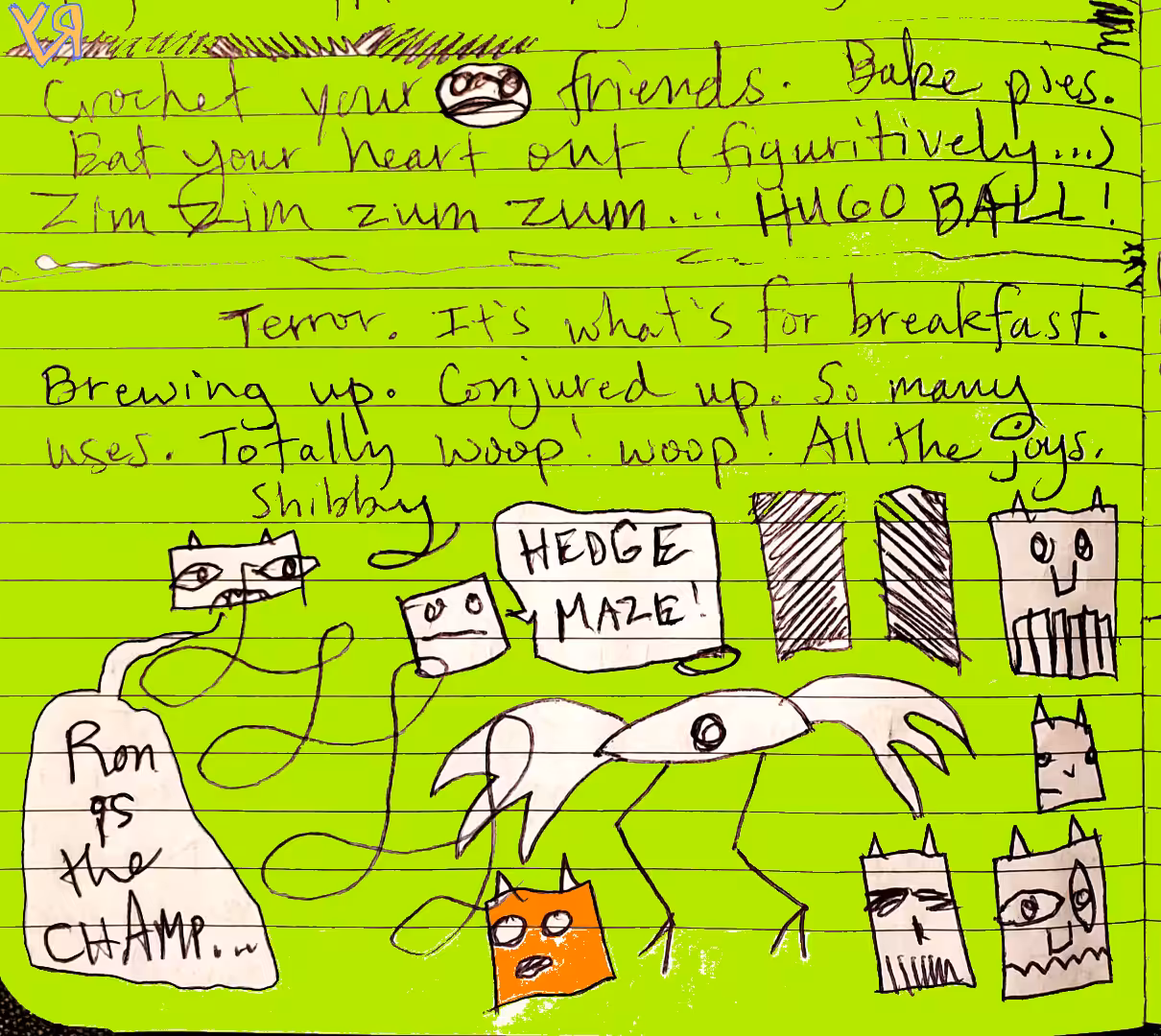 BACK to PRIMITIVITY (2023): "Hedge Maze" by Richard F. Yates (Holy Fool)