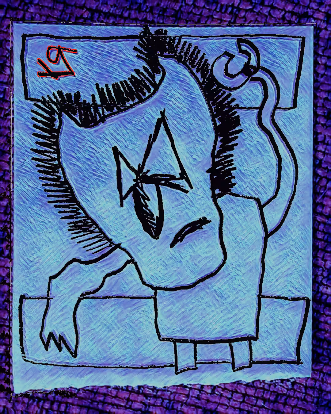 Post-Apocalypse ARTZ: "The Menace (By Night)" by Richard F. Yates (Holy Fool)