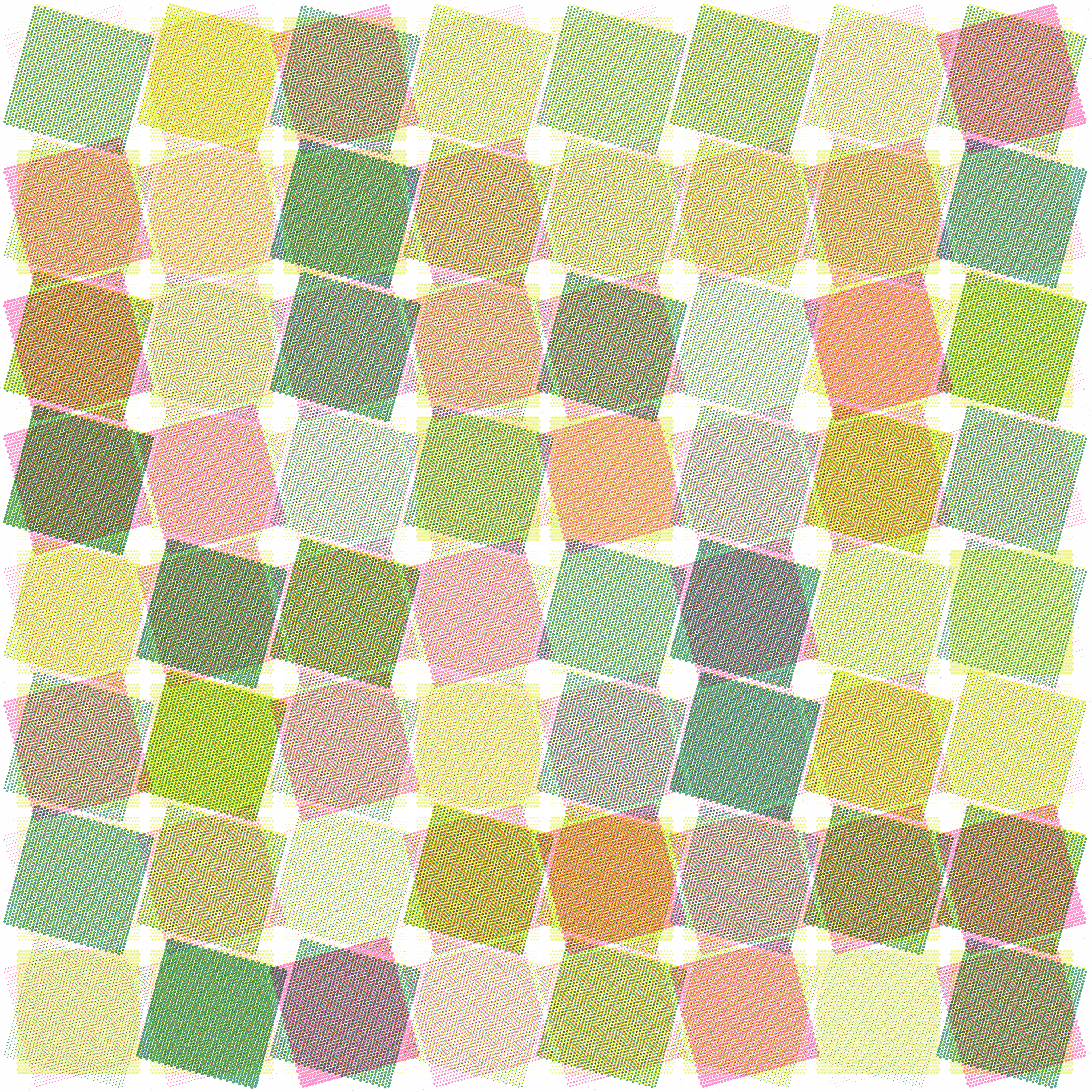 Ben-Day Dot Patchwork No. 1