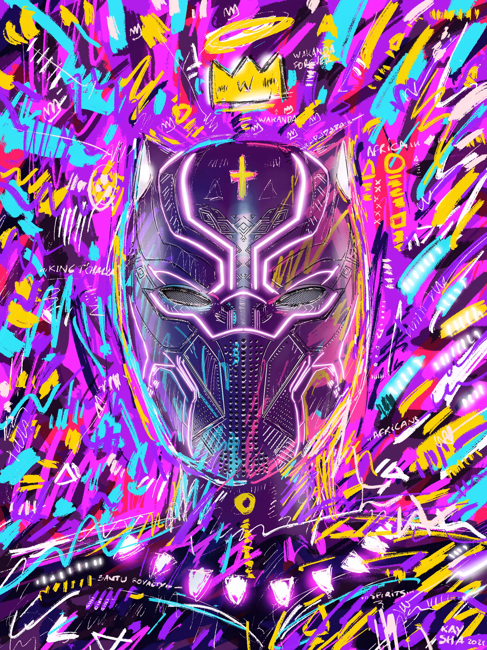 King T'Challa Forever