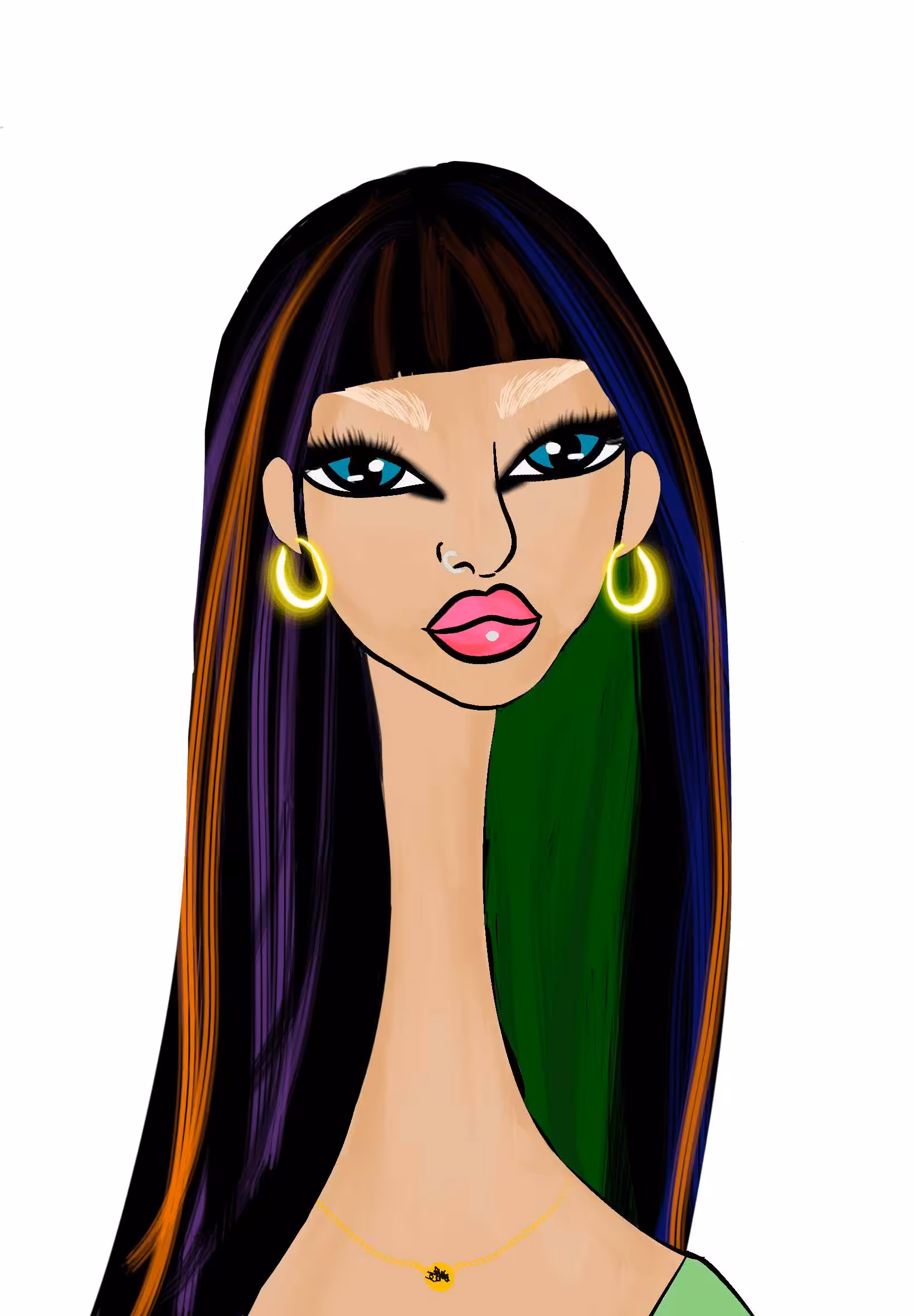 Long Neckie Ladies: Long Neckie Lady #1148