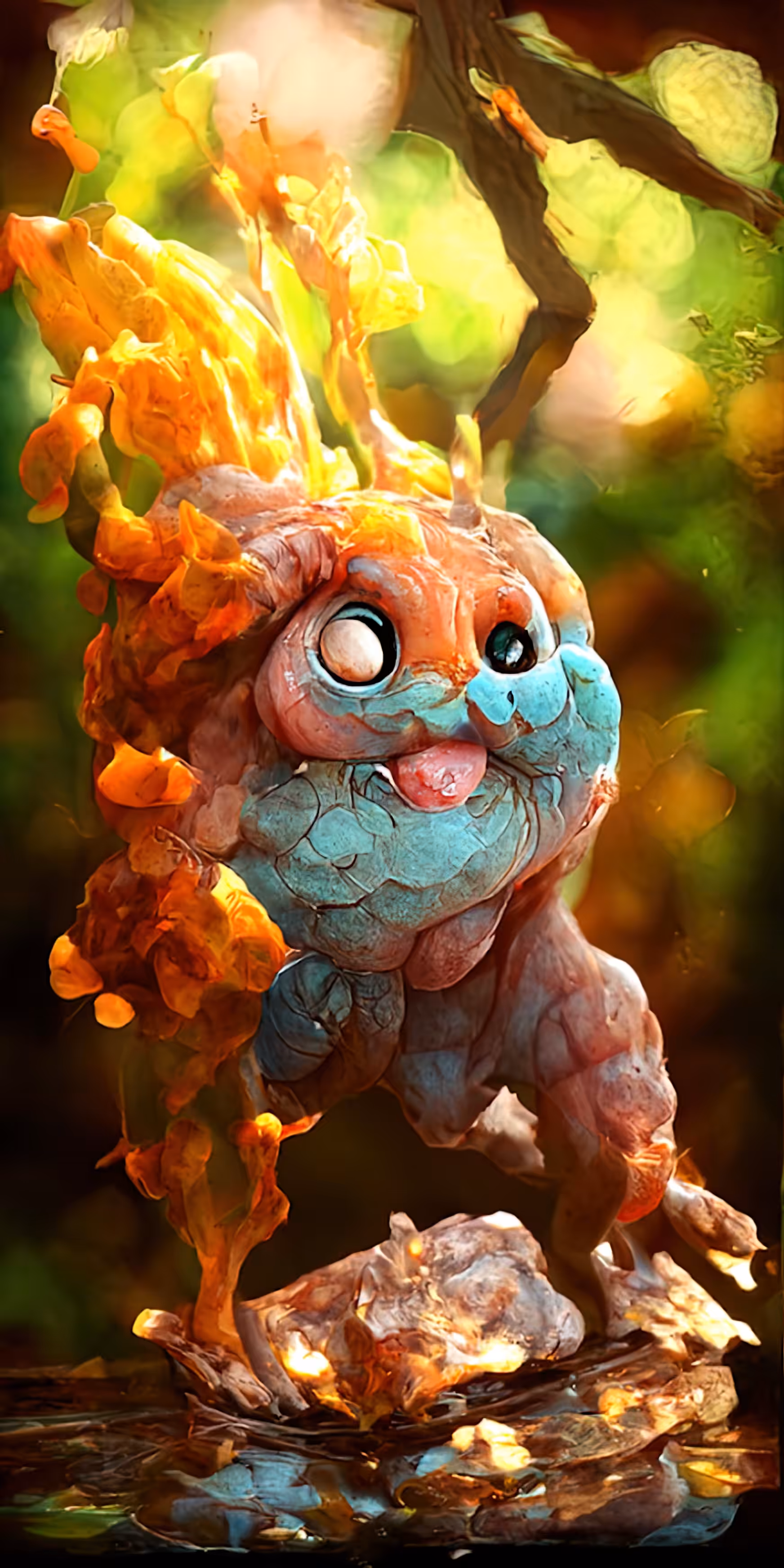 Flame Rock Sprite