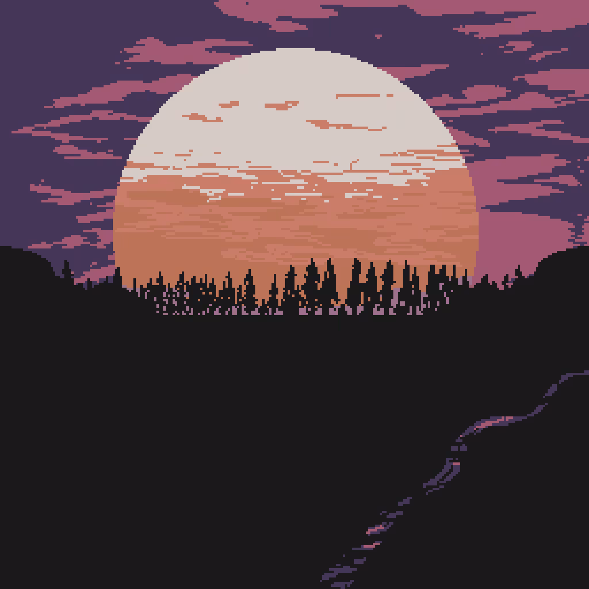 Pixel Sunset #66