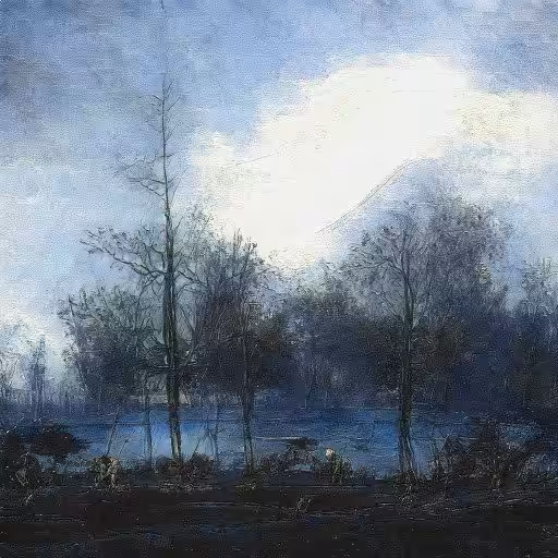 Night by the Lake