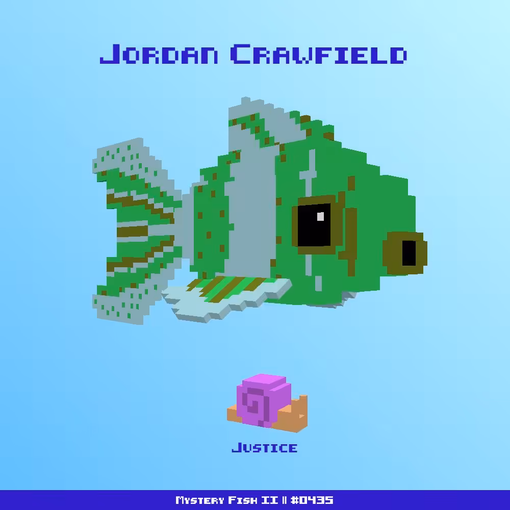 Jordan Crawfield :: Mystery Fish 0435/1000 