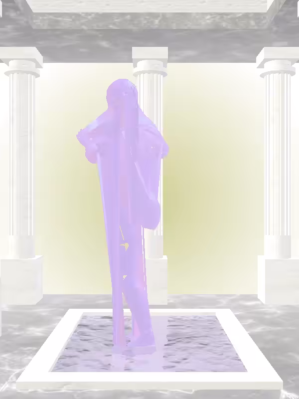 HeavenComputer: The Robotic Bright Purple Woman #3546