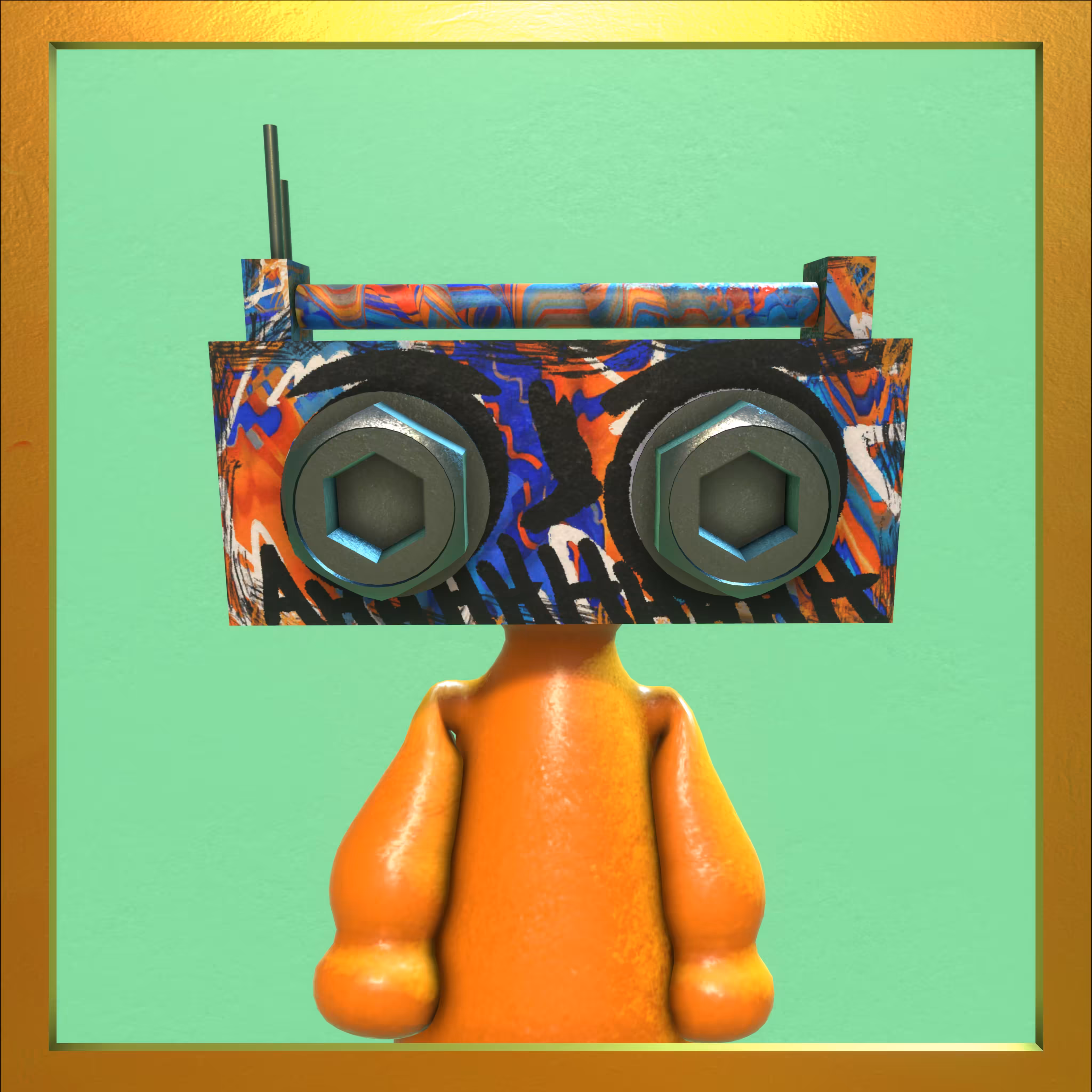 Boomboxhead #348