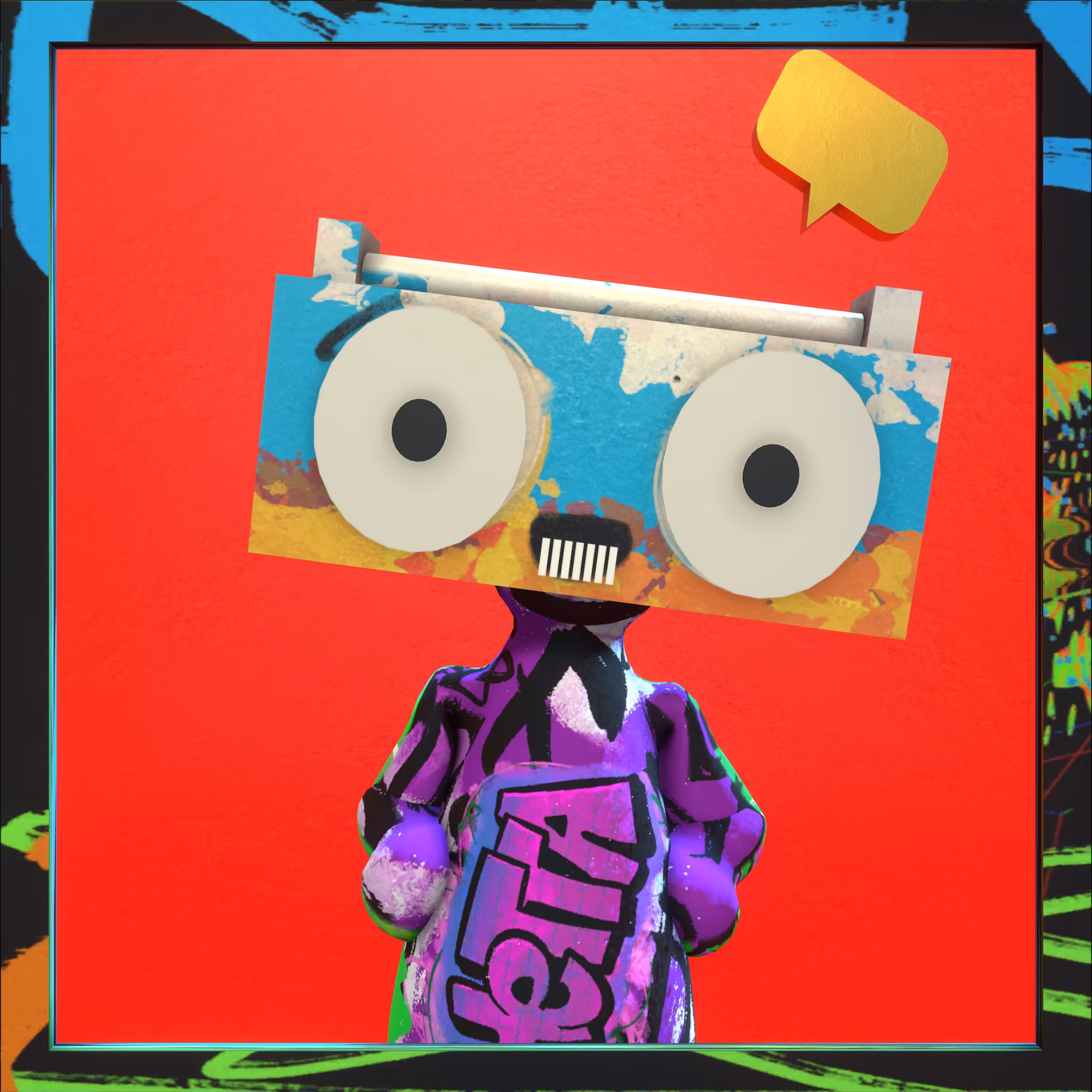Boomboxhead #349