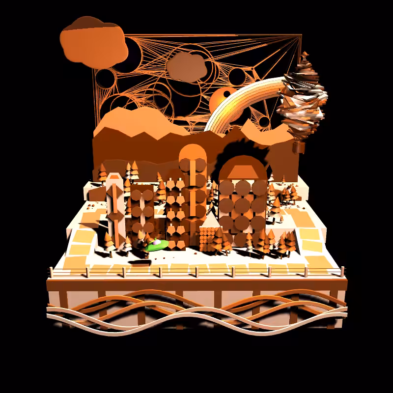 Paper Art 3D #102