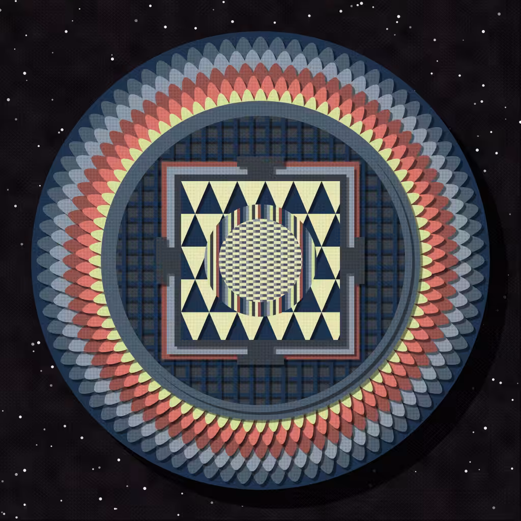 Paper Mandala #308