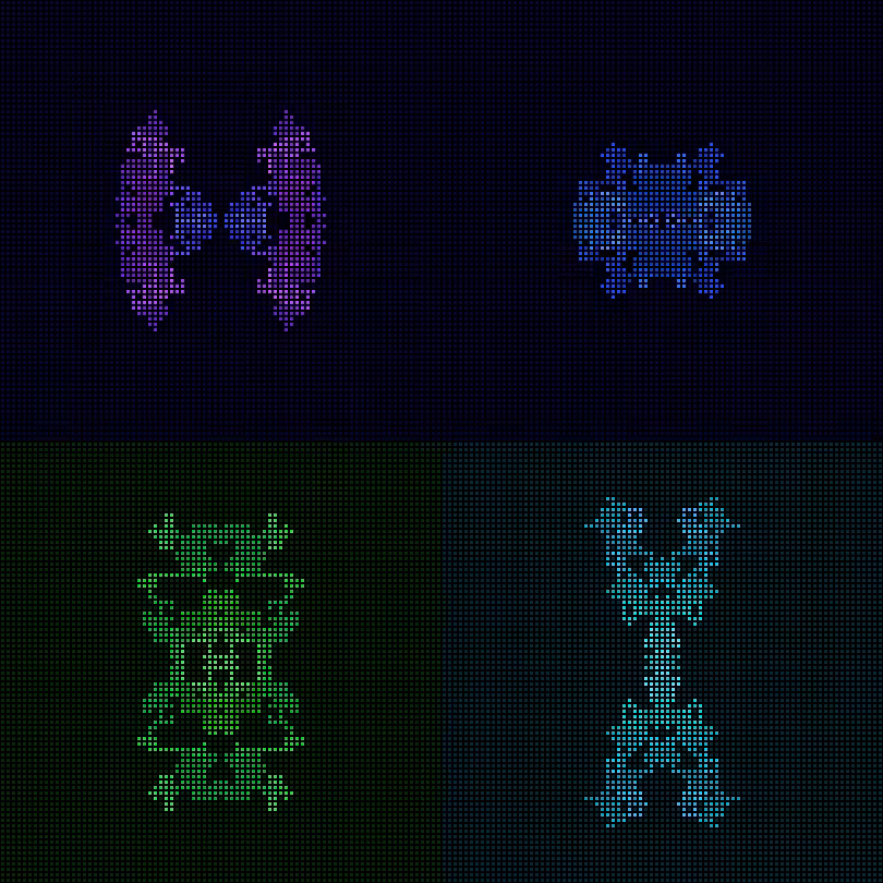Dither Creatures 2x2 #11