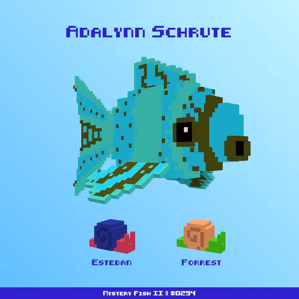 Adalynn Schrute :: Mystery Fish 0294/1000 