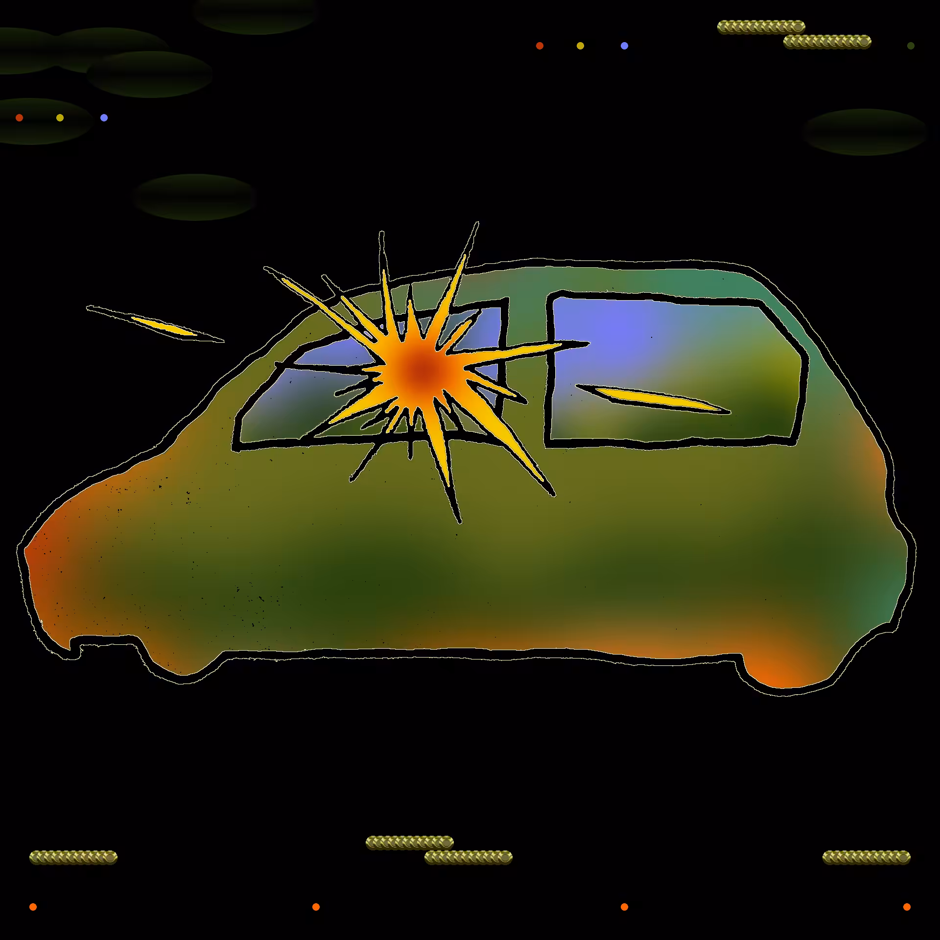 a car (evening sunflare)